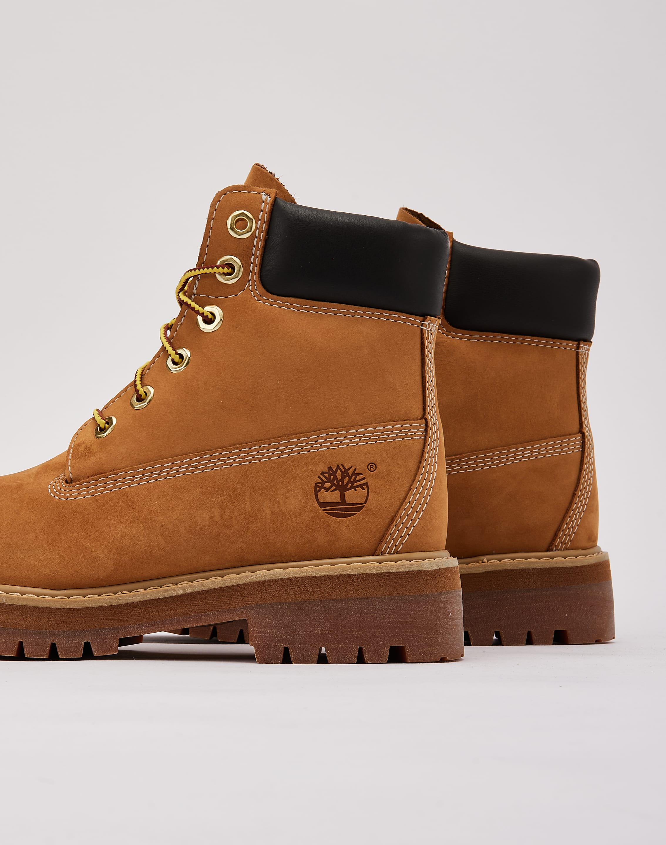 Photo of Timberland Stacked Heritage 6-Inch Lace Waterproof Boots Grade-School