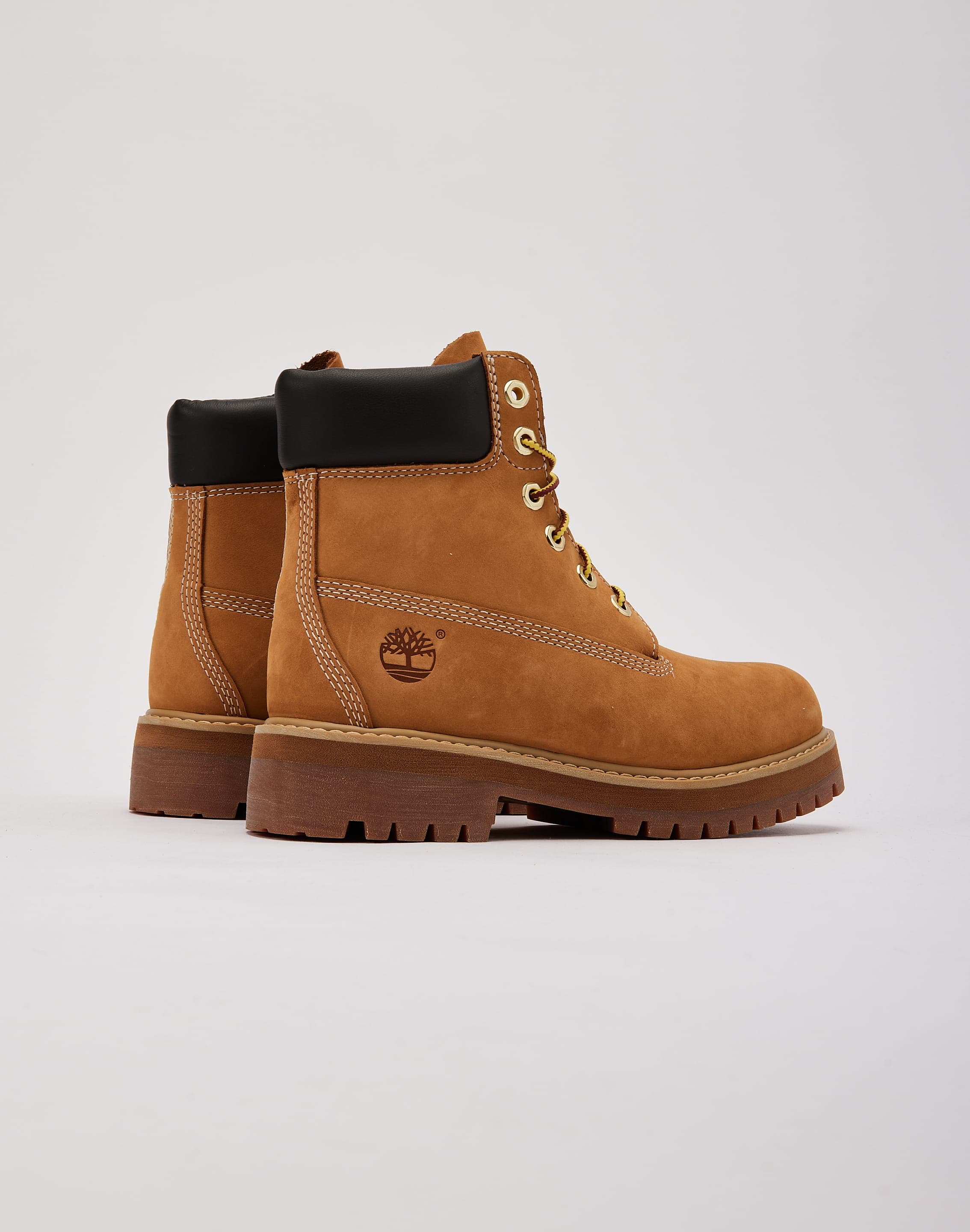 Photo of Timberland Stacked Heritage 6-Inch Lace Waterproof Boots Grade-School