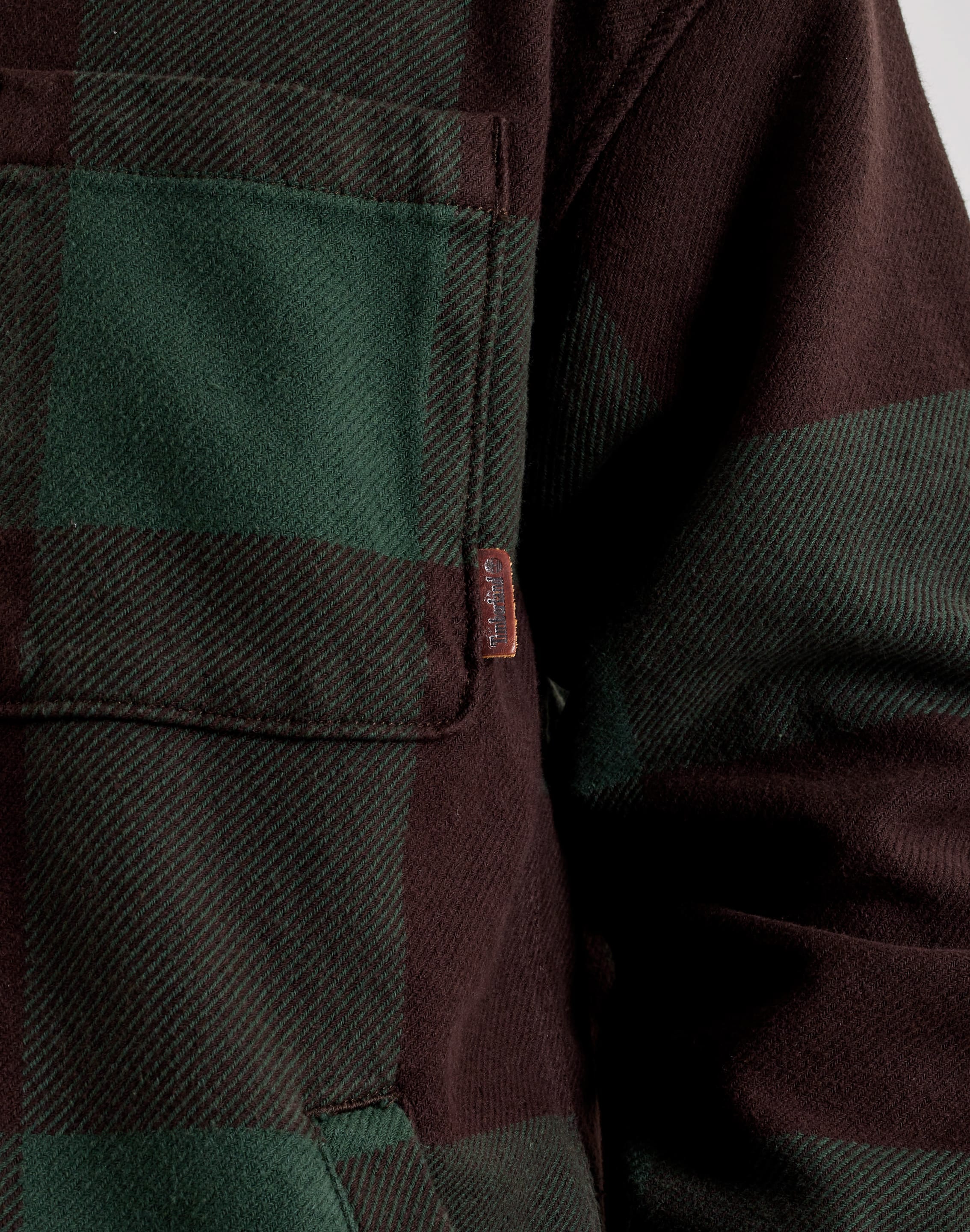 Timberland Fleece-Lined Flannel Overshirt, image 3 of 4