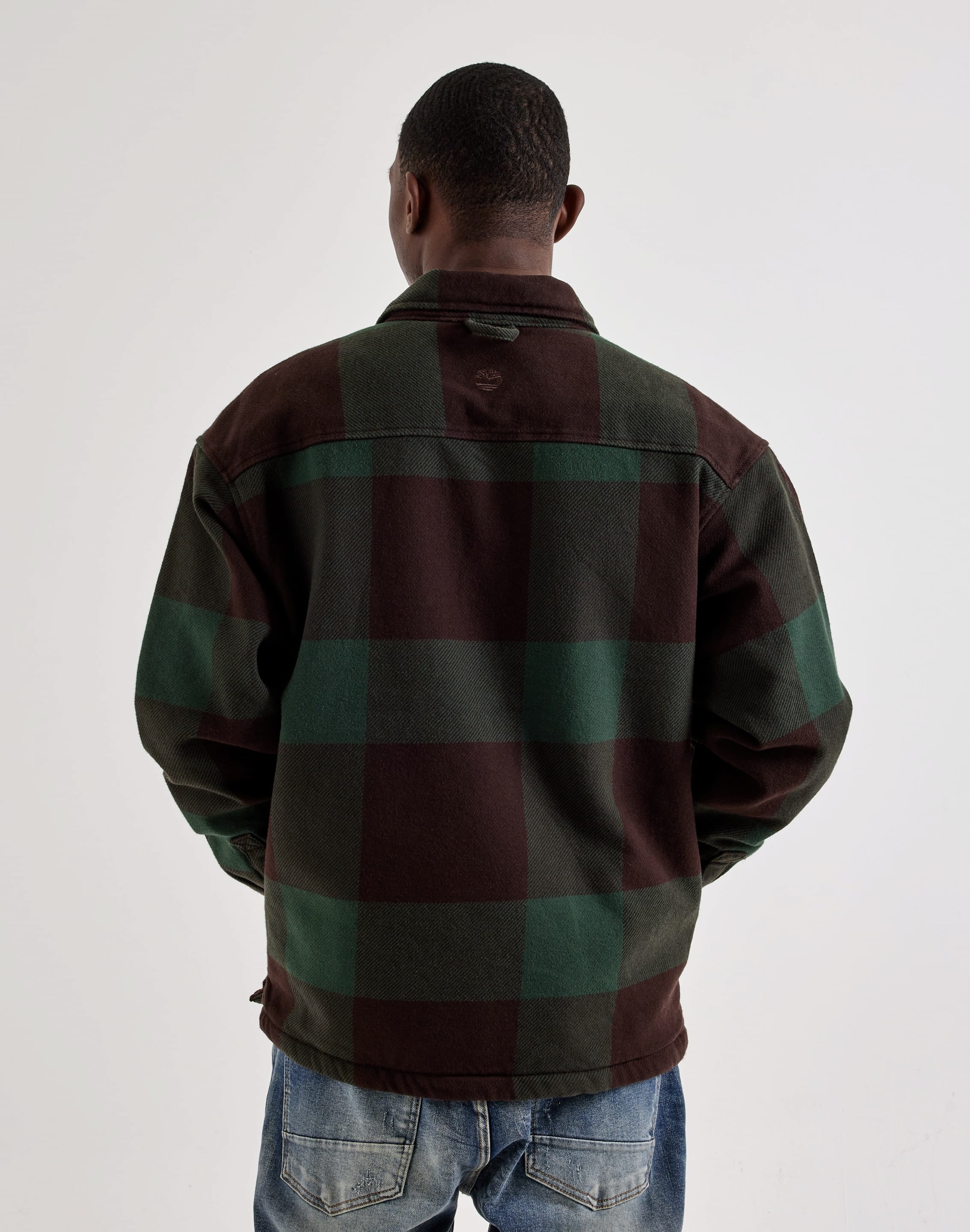 Timberland Fleece-Lined Flannel Overshirt, image 2 of 4