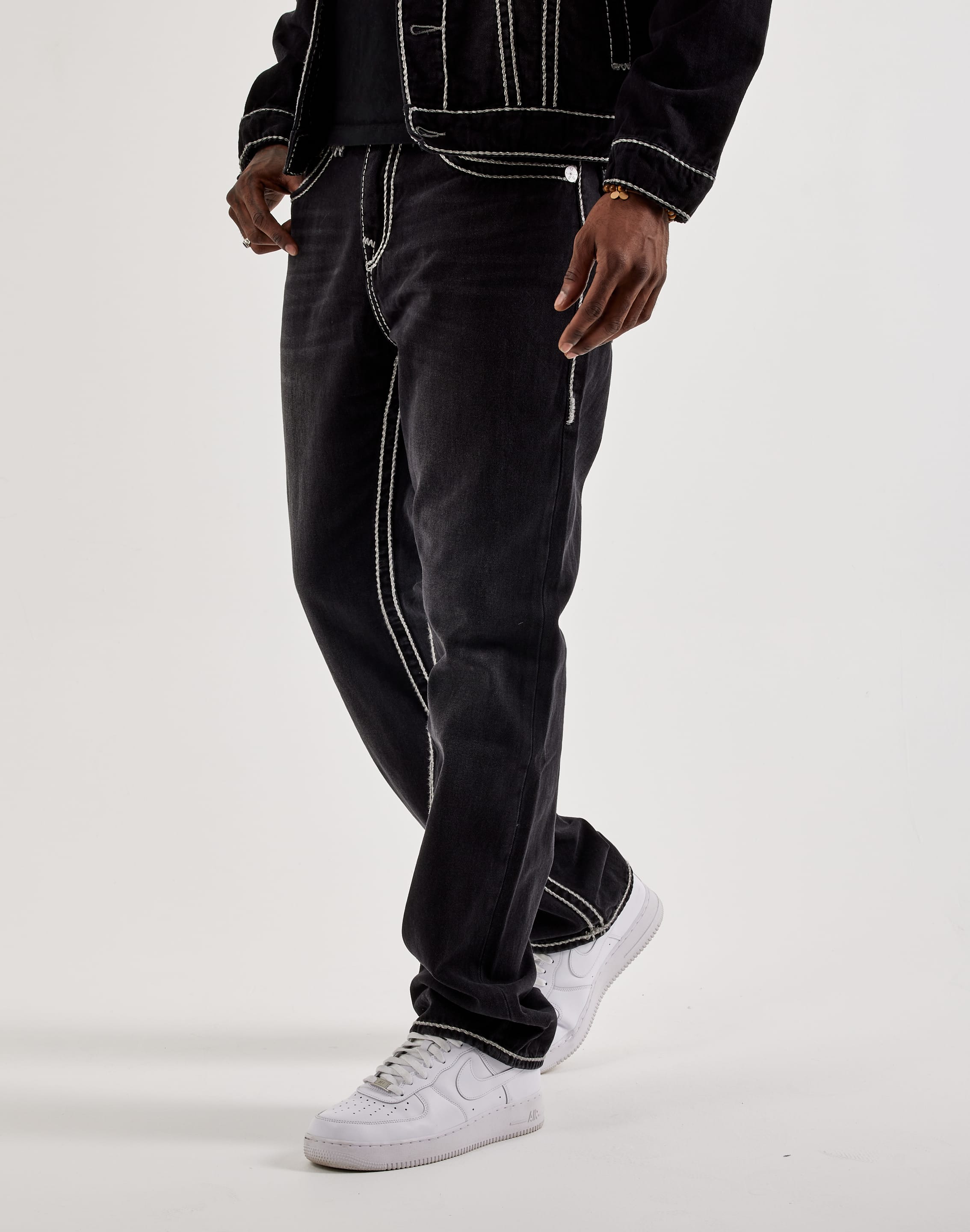 True Religion Ricky Super T Rope Stitch Jeans – DTLR