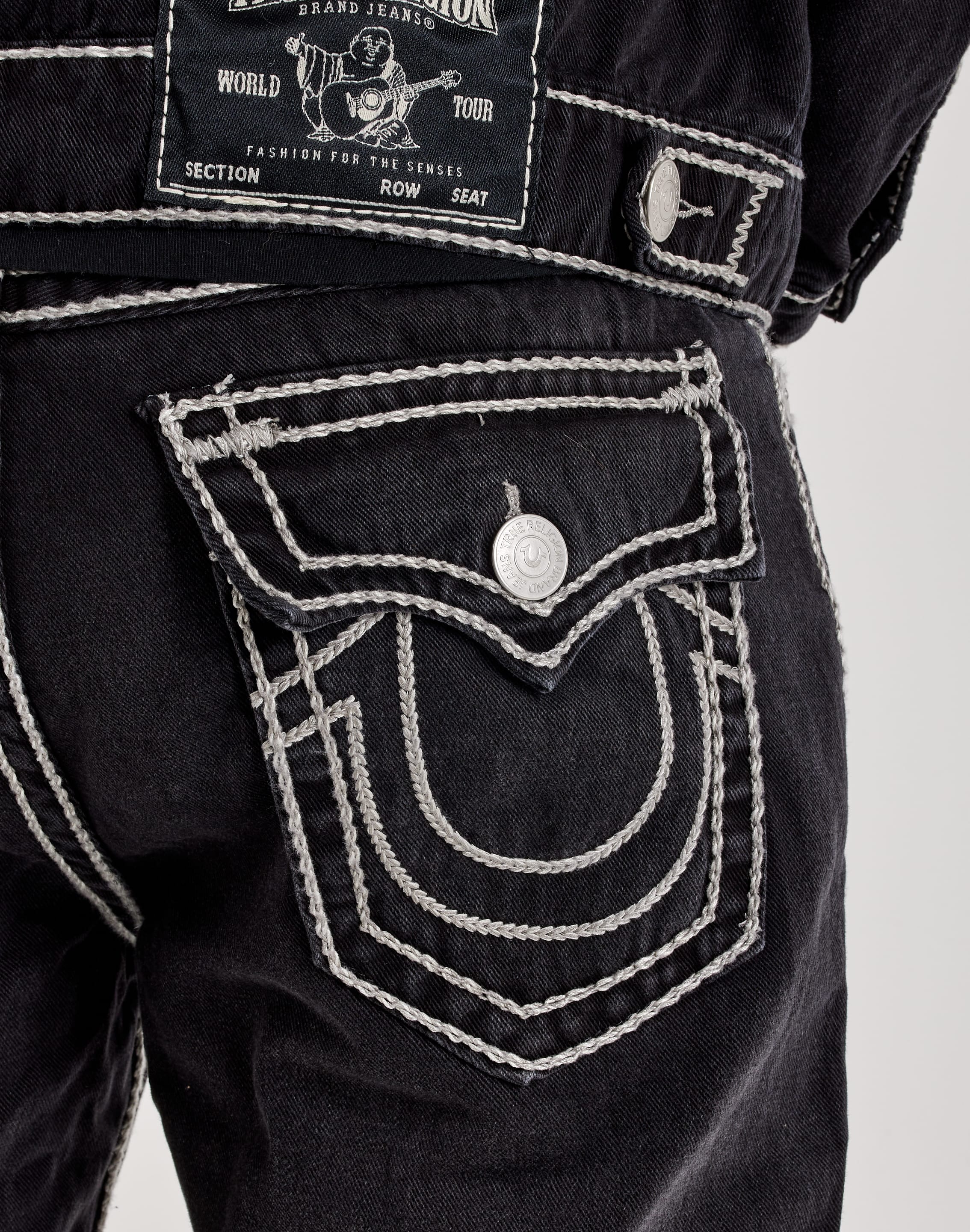 True Religion Ricky Super T Rope Stitch Jeans – DTLR