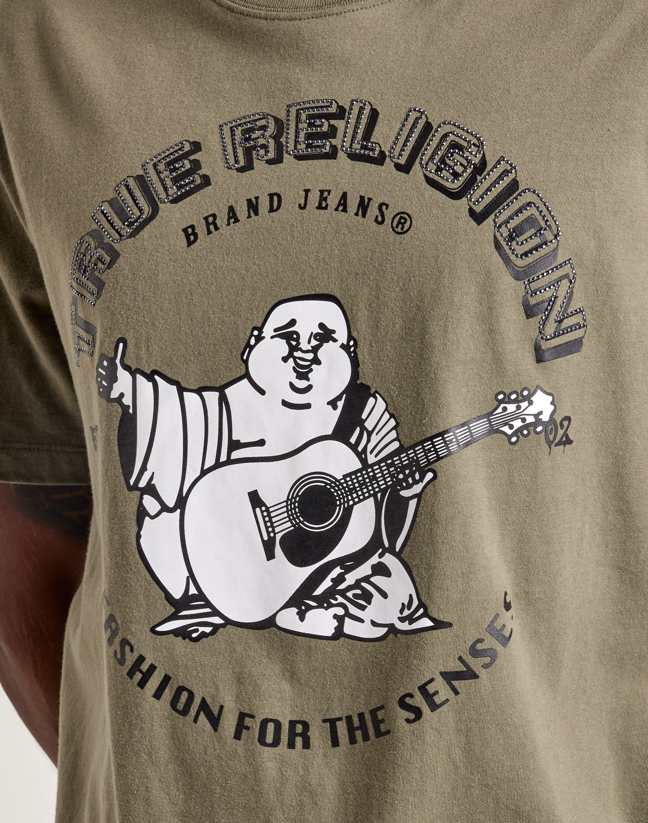 True Religion Rhinestone Buddha Tee – DTLR - Main Image
