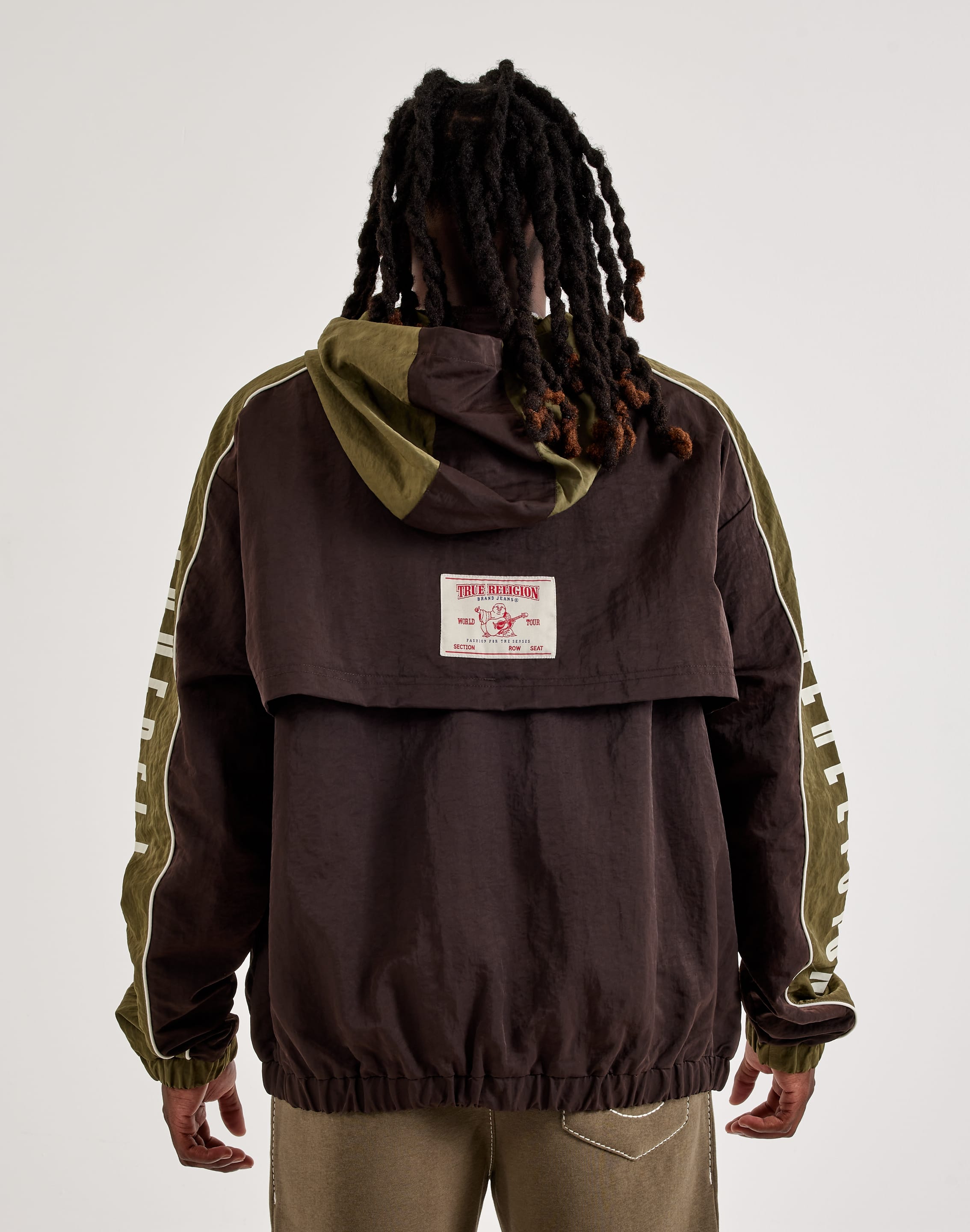 TRUE RELIGION フード付きナイロンジャケット TRUE RELIGION フード付きナイロンジャケット