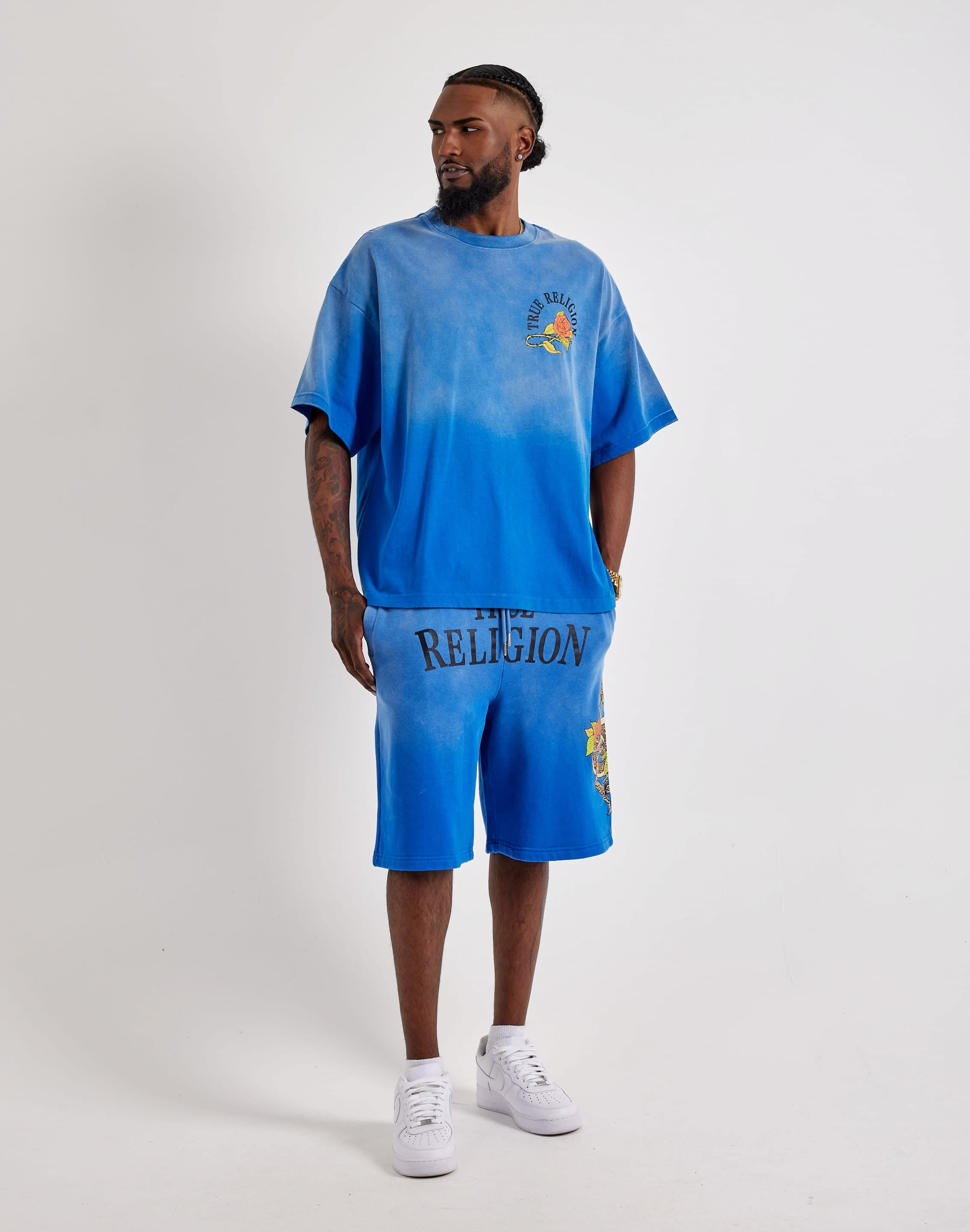 Photo of True Religion Floral Snake Oversized Tee