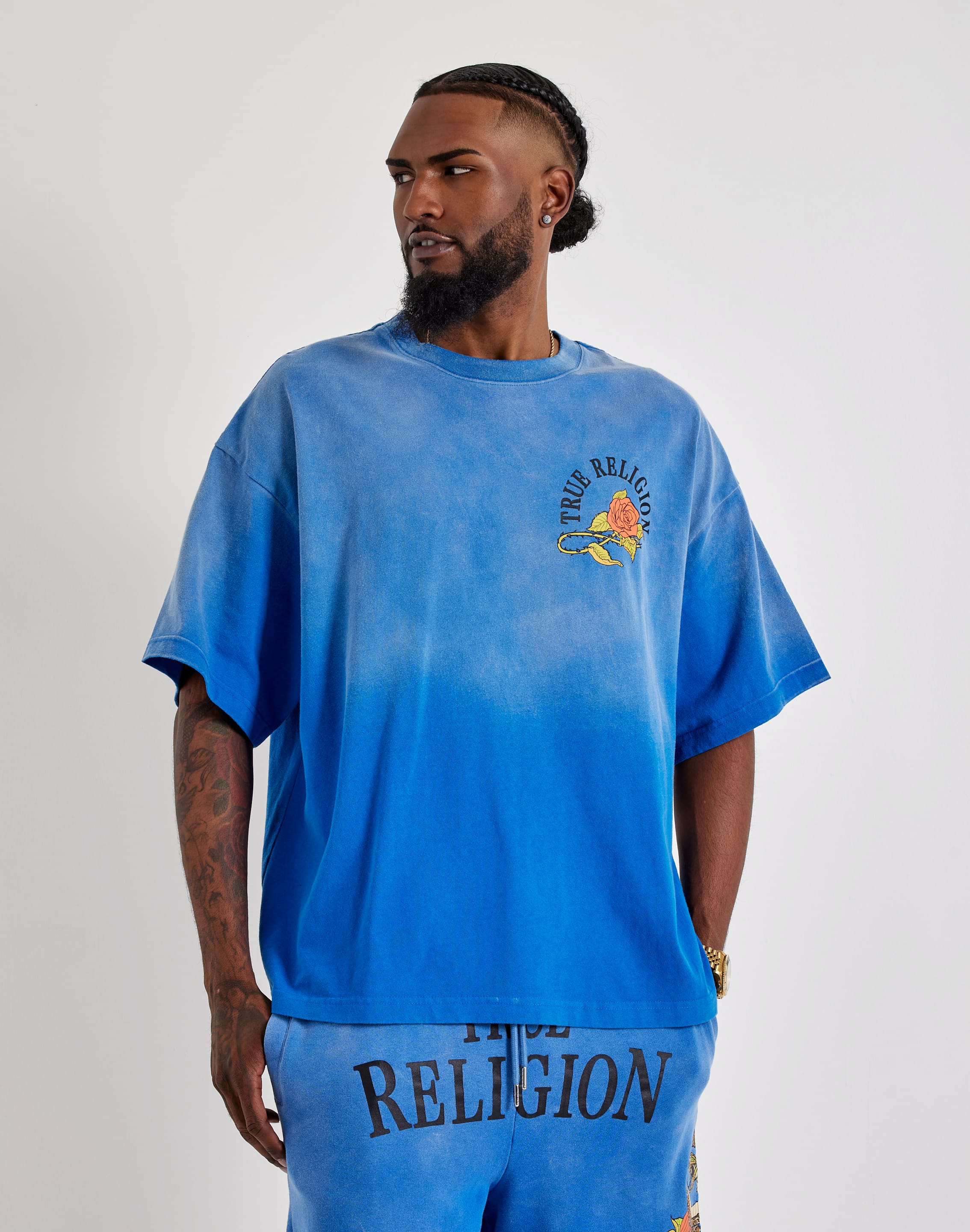 Photo of True Religion Floral Snake Oversized Tee