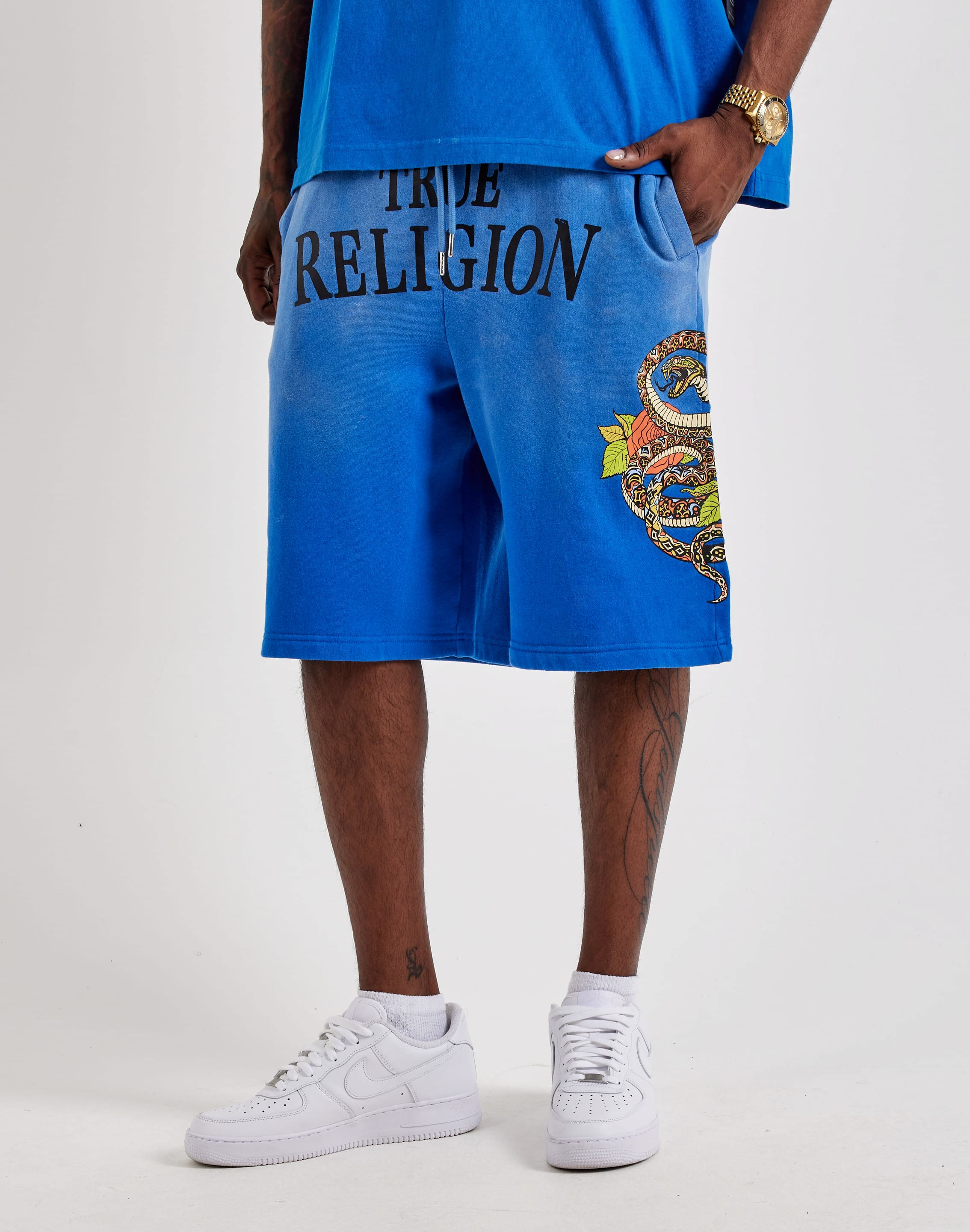 Photo of True Religion Mikey Fleece Sweat Shorts