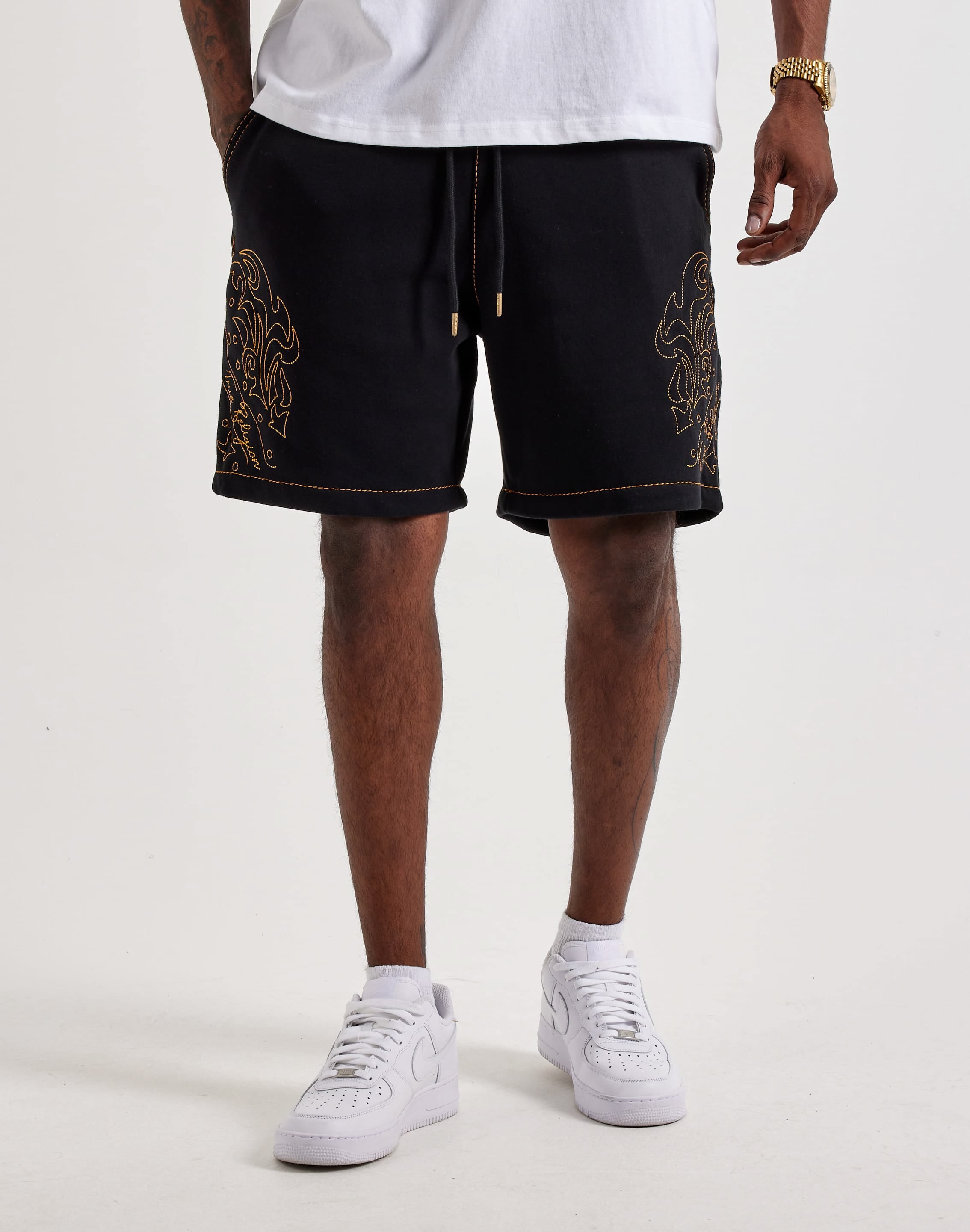 Photo of True Religion Rodeo Big T Fleece Sweat Shorts