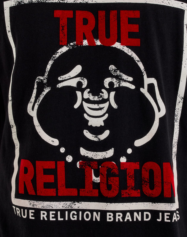 True Religion Flock Buddha Face Tee – DTLR
