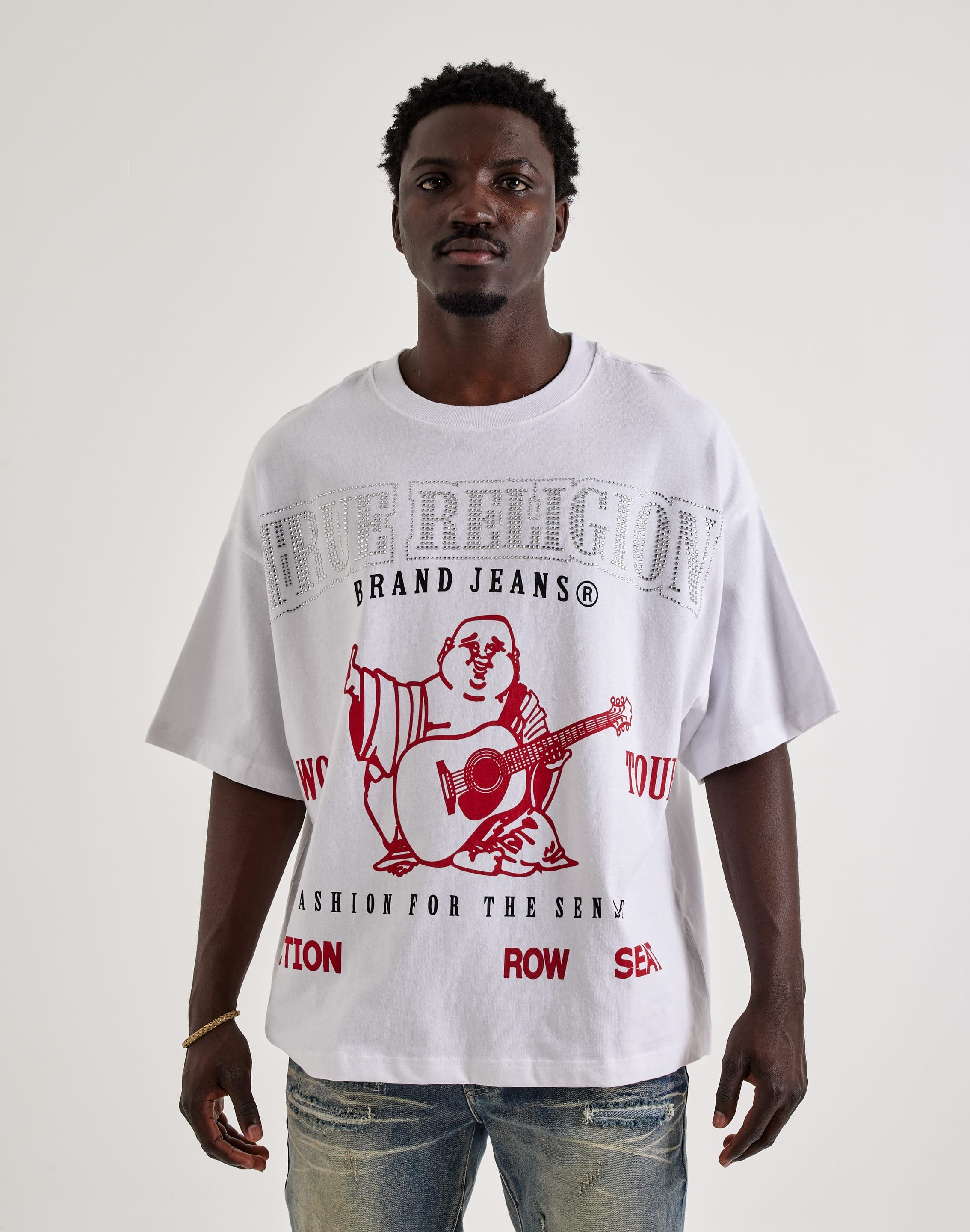 True Religion Oversized Big Logo Buddha Tee – DTLR