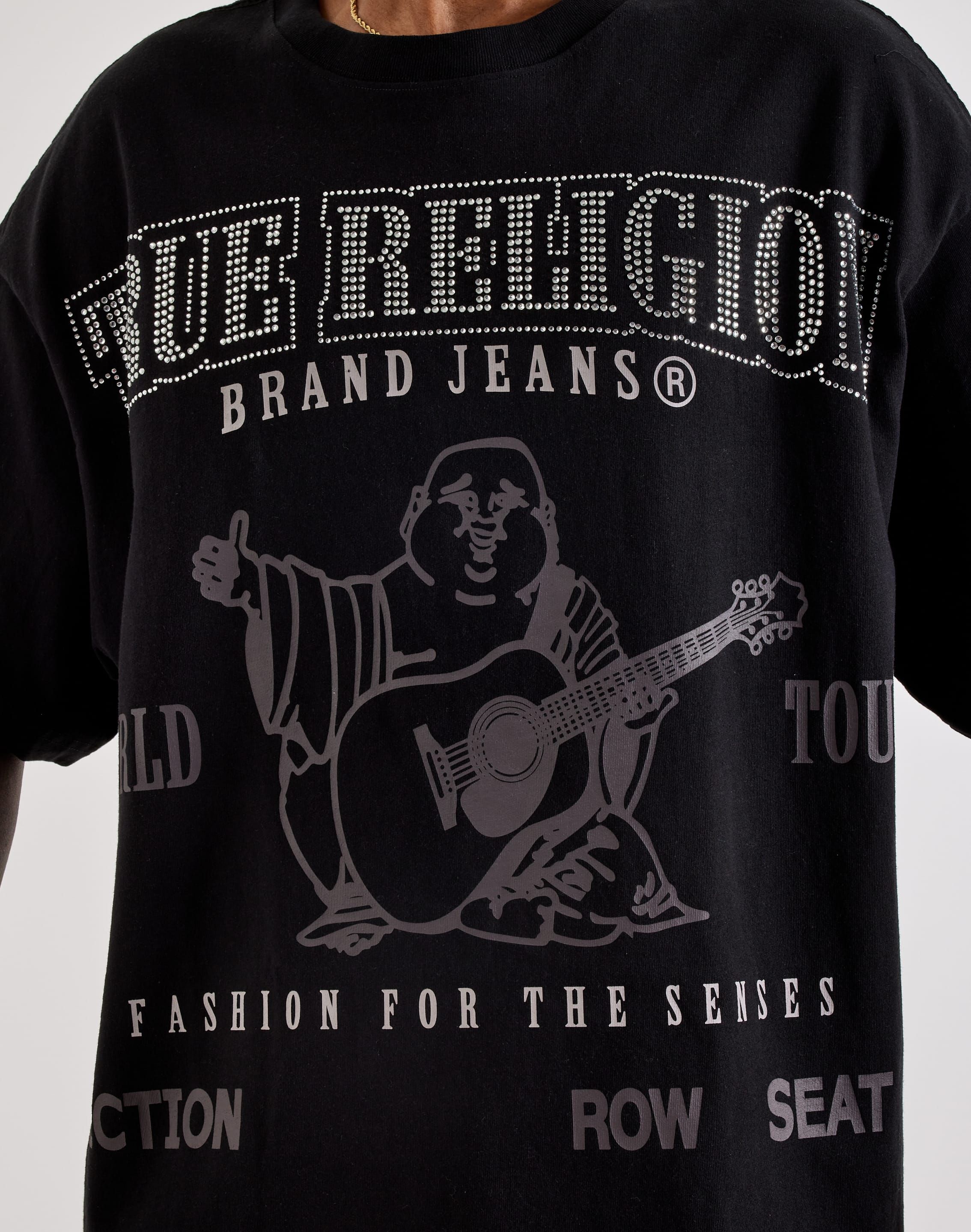 True Religion Oversized Big Logo Buddha Tee – DTLR