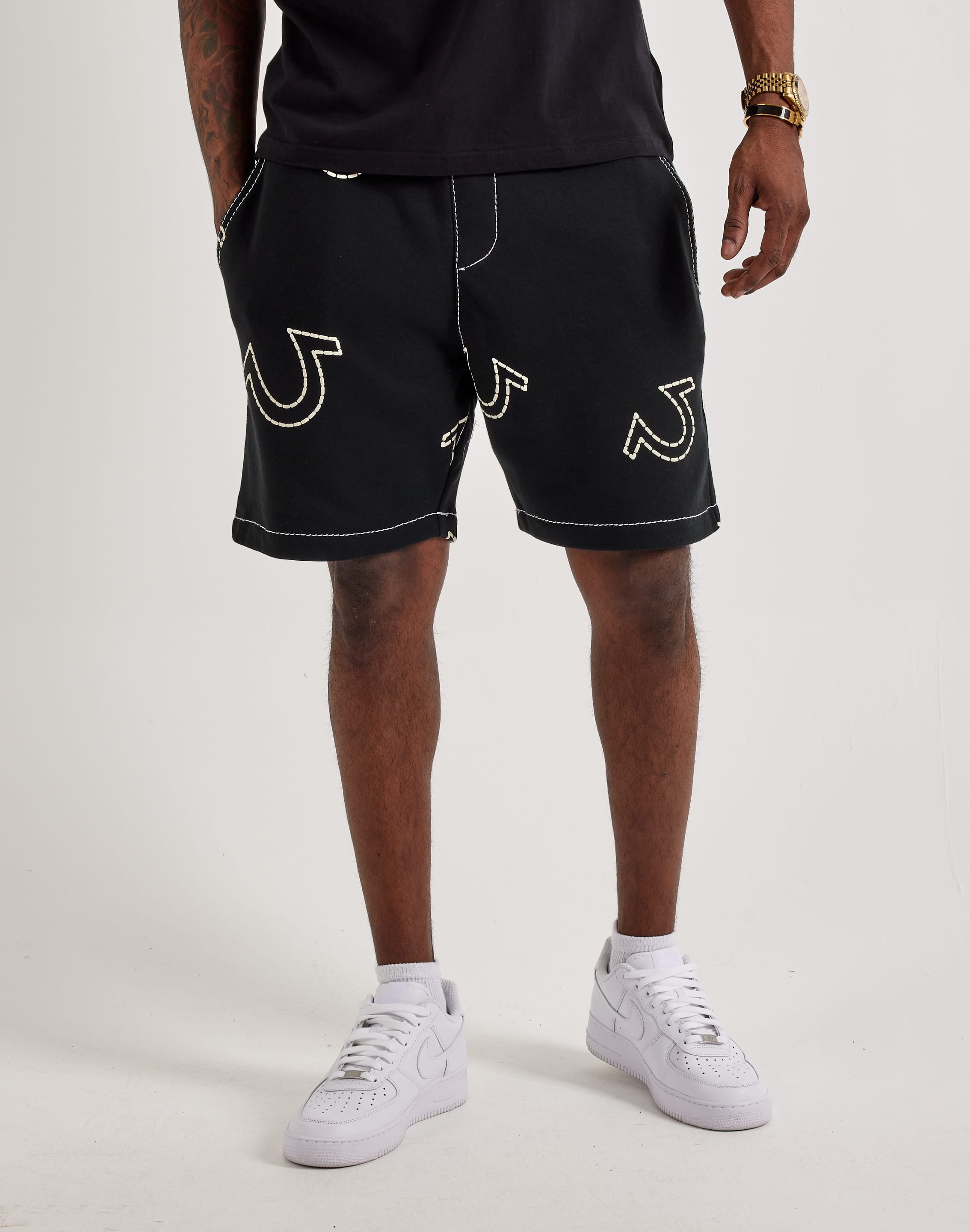 Photo of True Religion Big T Fleece Shorts