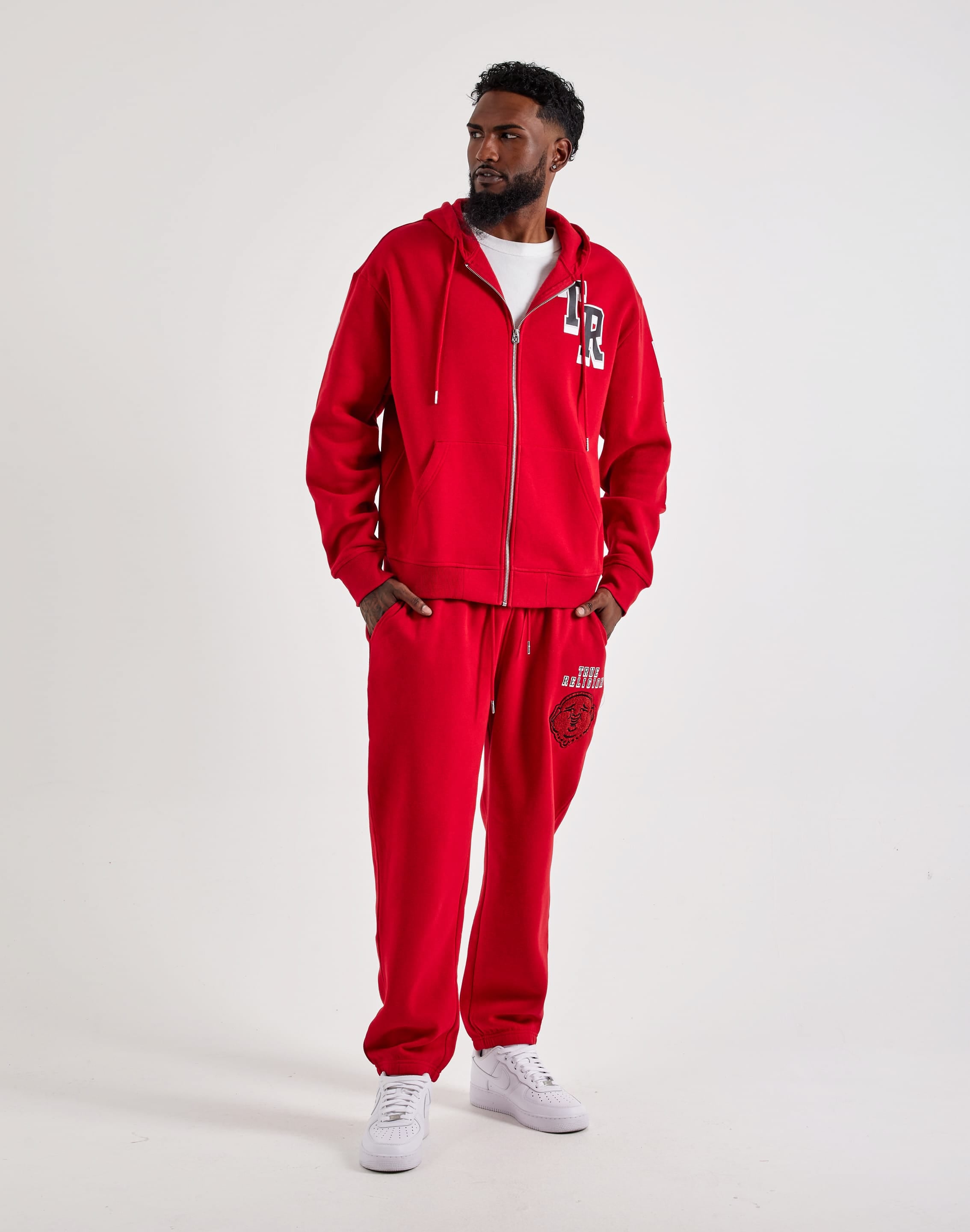 Photo of True Religion Buddha Logo Full-Zip Fleece Hoodie