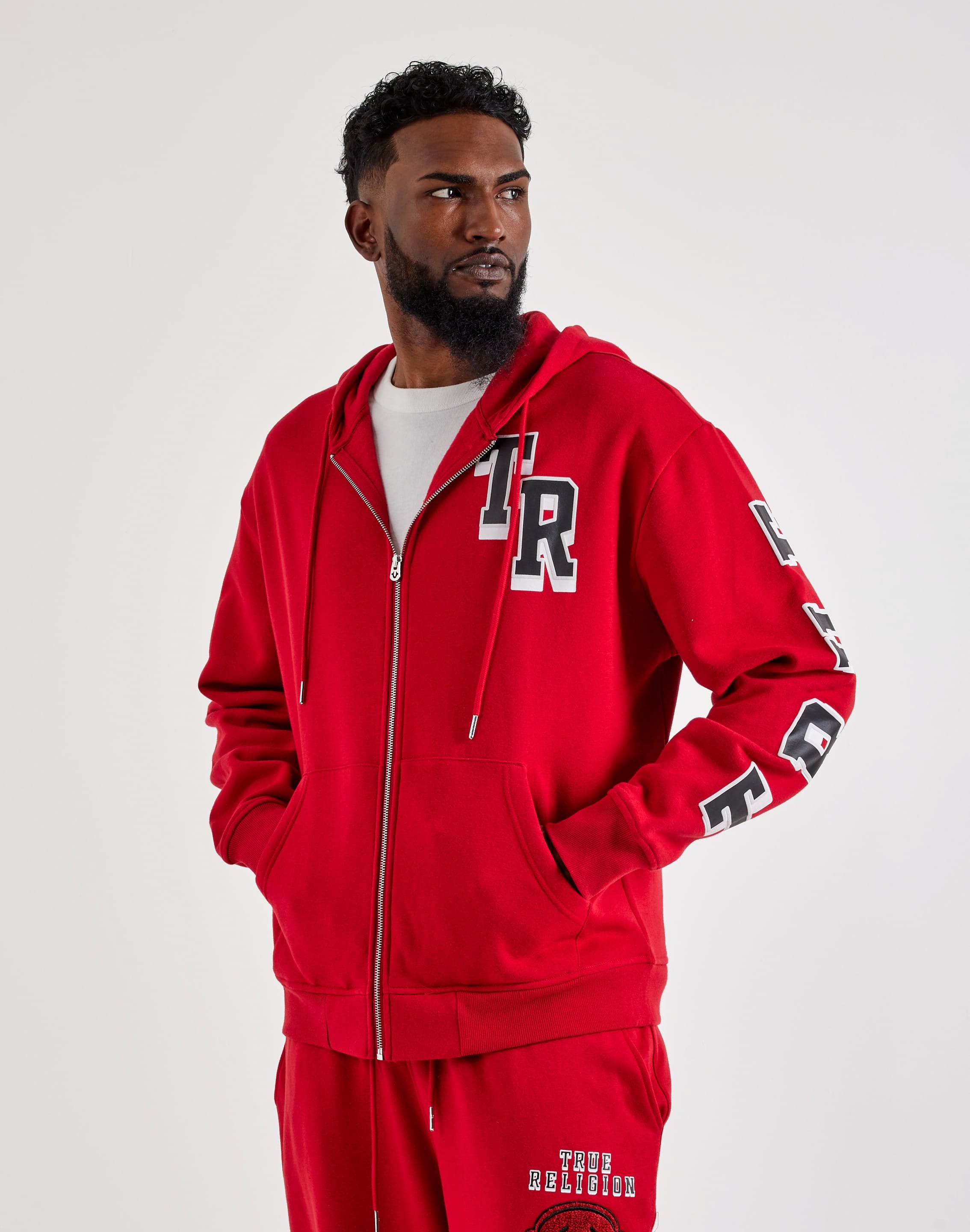 Photo of True Religion Buddha Logo Full-Zip Fleece Hoodie