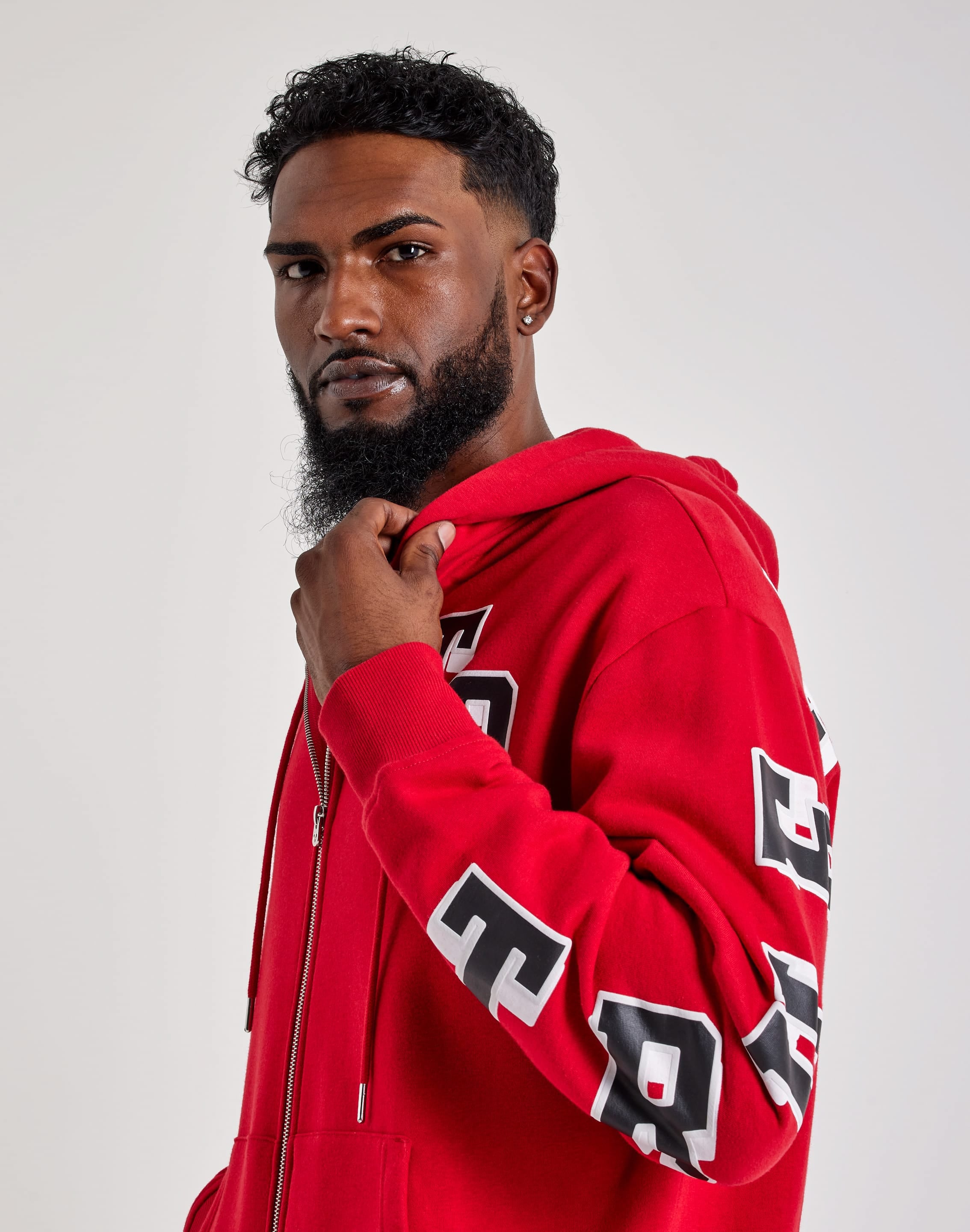 Photo of True Religion Buddha Logo Full-Zip Fleece Hoodie