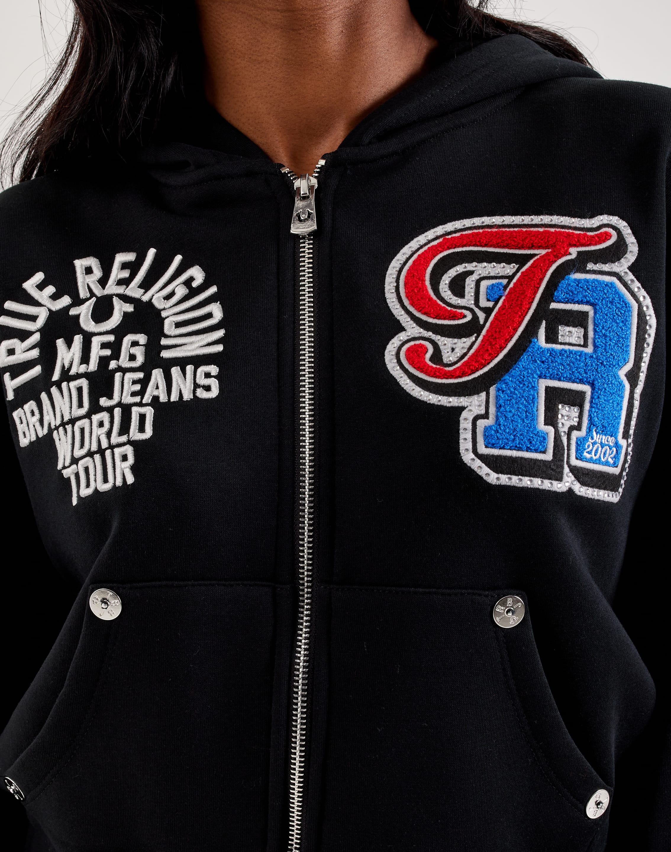 TRUE RELIGION /PU PATCH LOGO JACKET海外モデル TRUE RELIGION /PU PATCH LOGO JACKET海外モデル