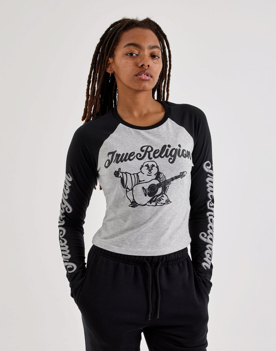True Religion Buddga Long-Sleeve Raglan Tee – DTLR