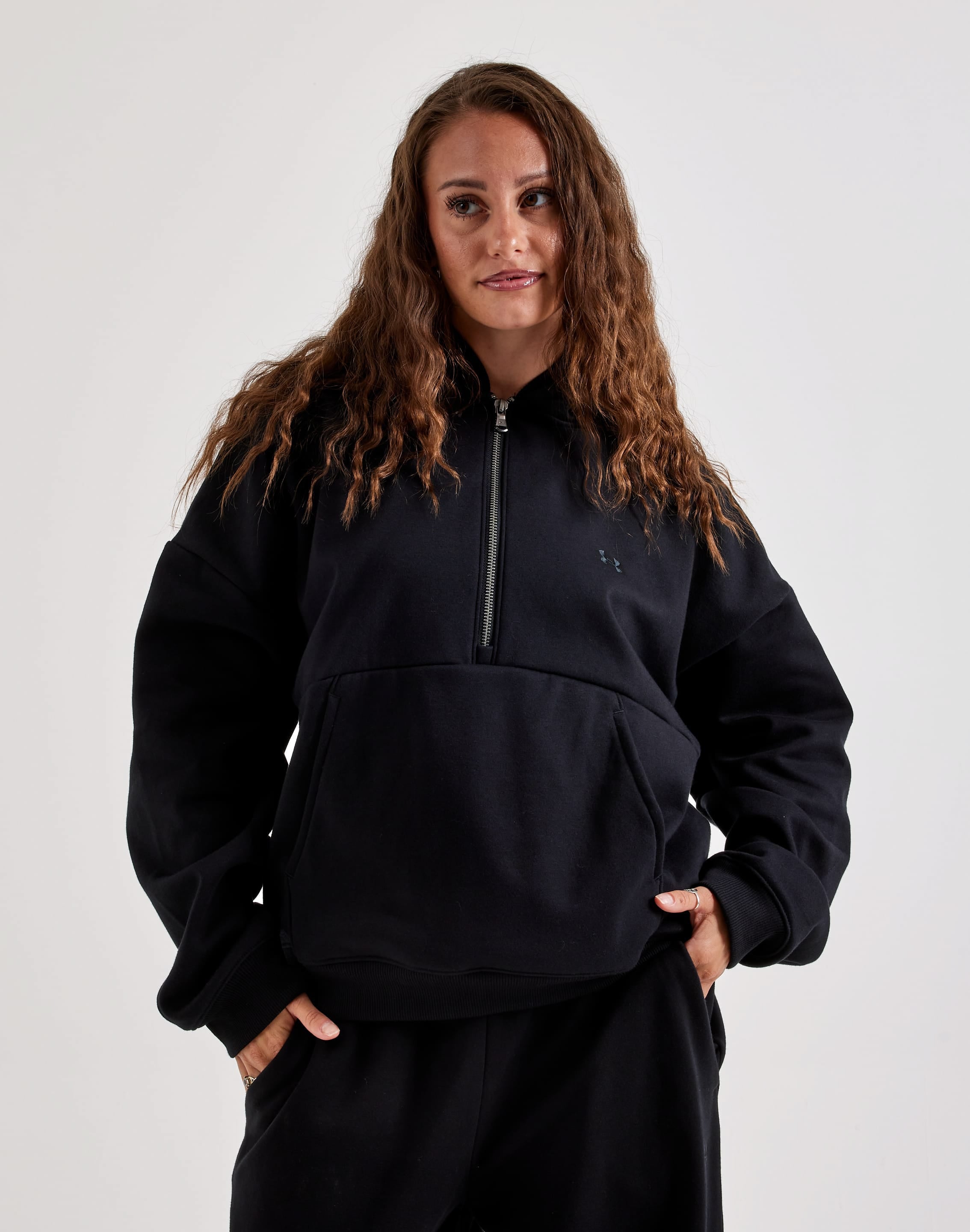 Photo of Under Armour Icon Half-Zip Fleece Hoodie