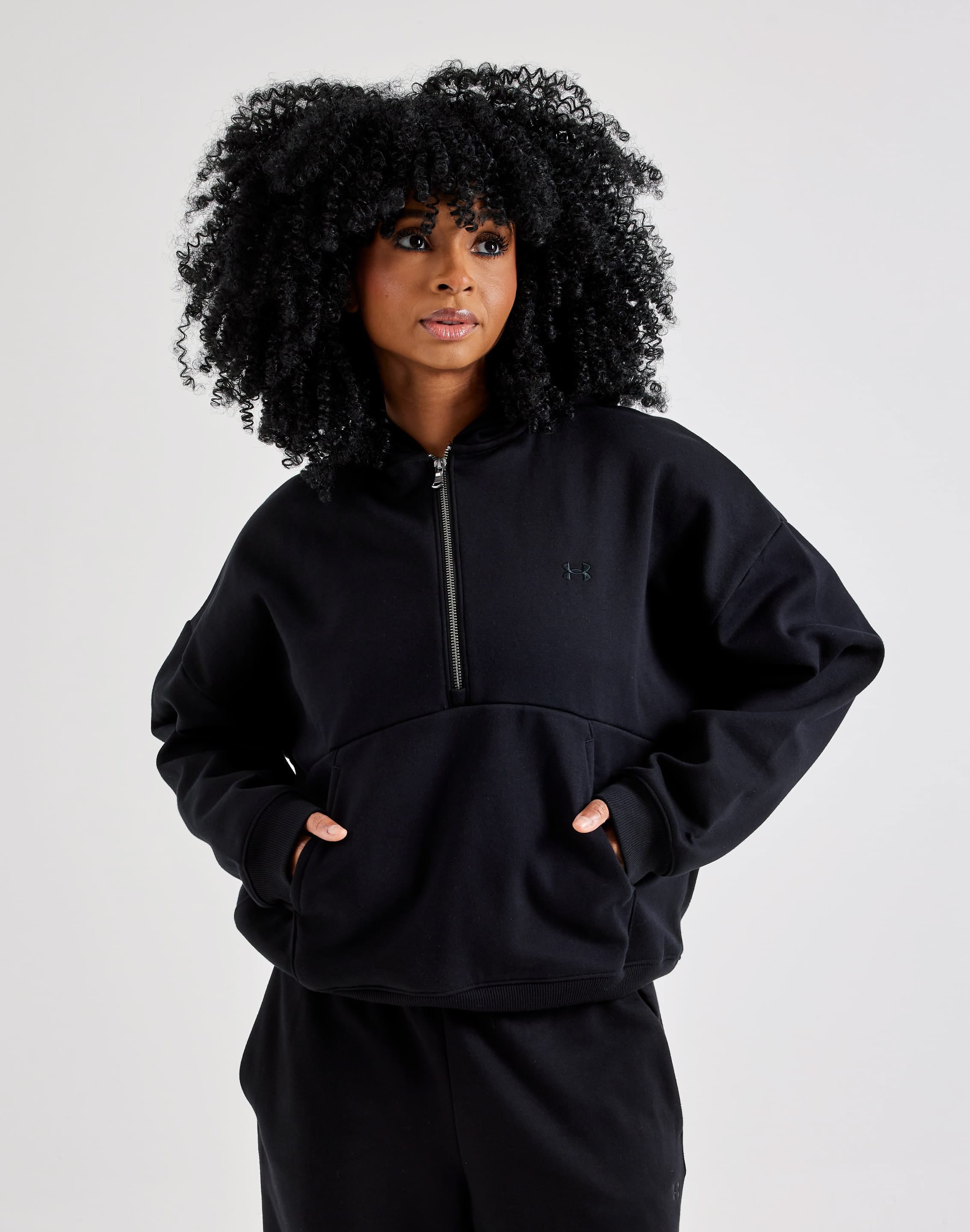 Photo of Under Armour Icon Half-Zip Fleece Hoodie