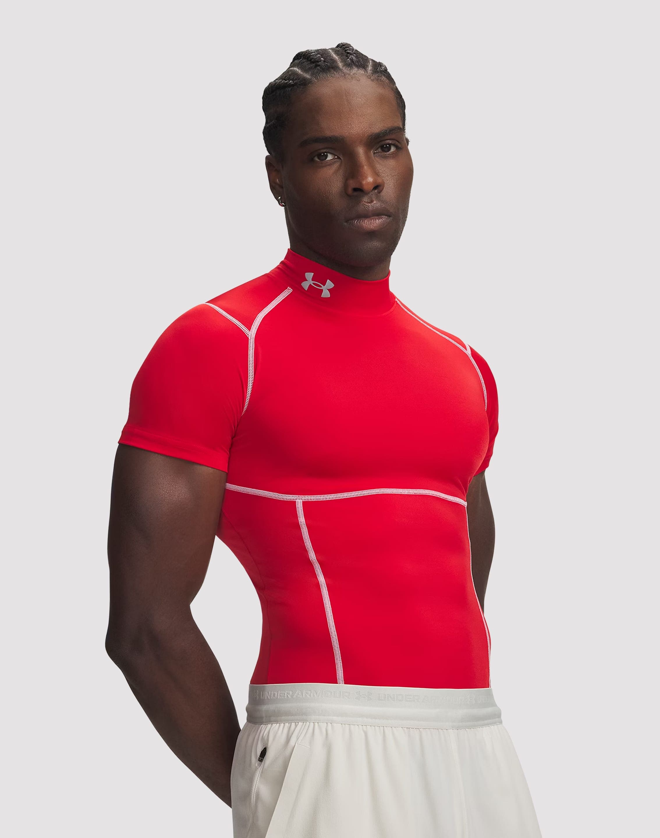 Under Armour HeatGear Elite Compression Mock Tee, image 1 of 2