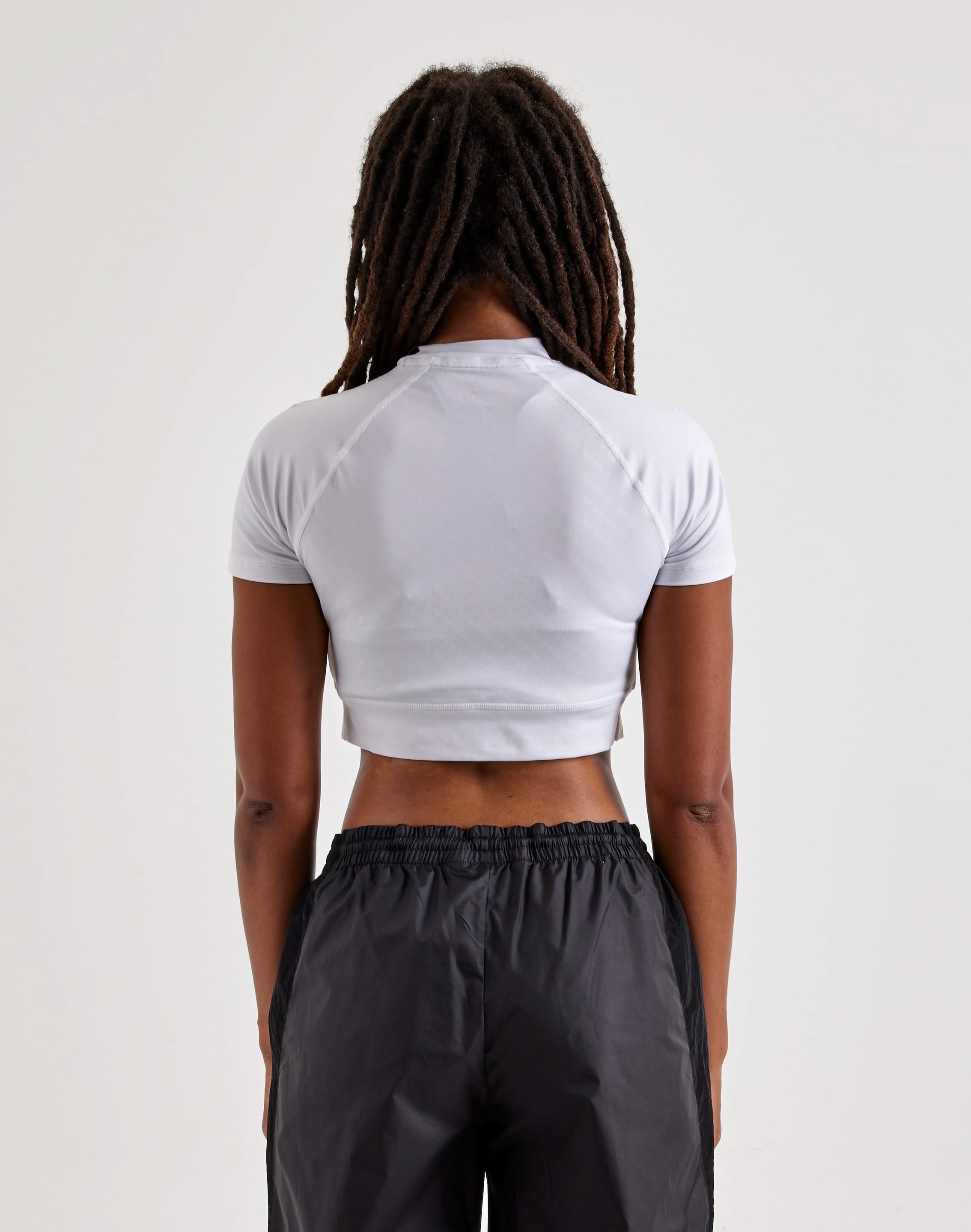 Photo of Under Armour Emboss Crop Mock Short-Sleeve Top