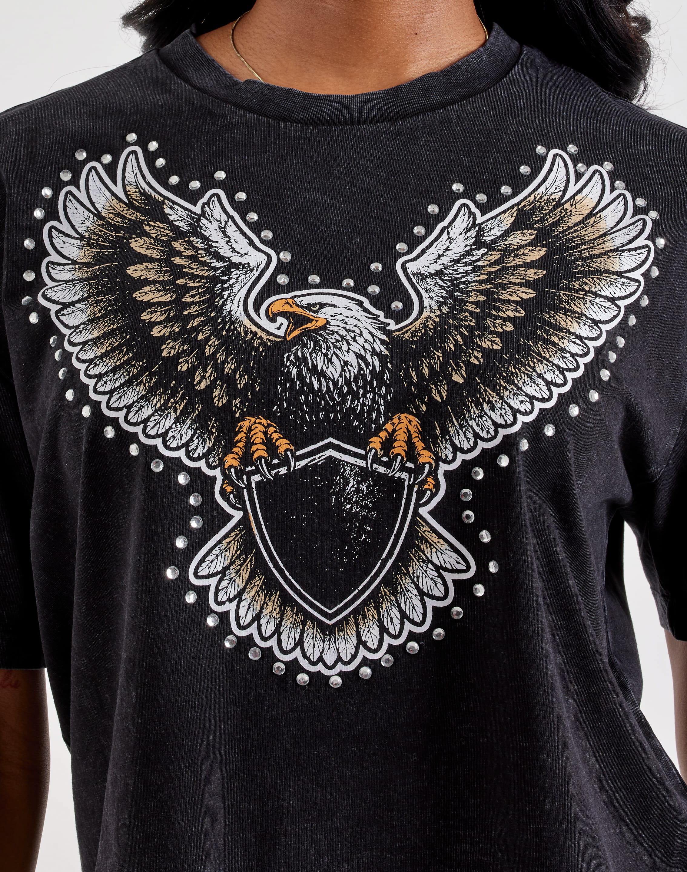 Urban Nation Studded Eagle Tee, image 2 of 4