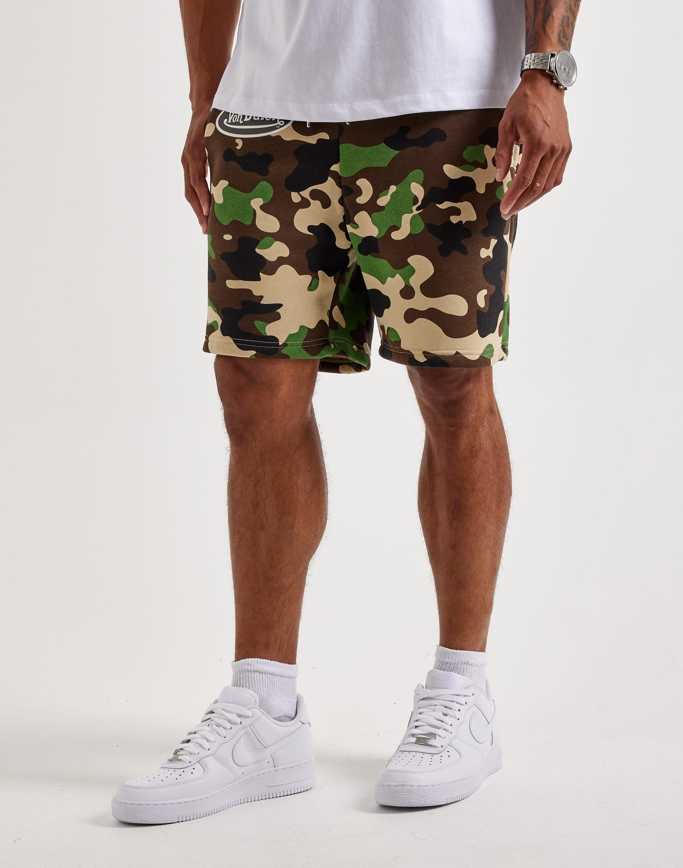 Photo of Von Dutch Camo Fleece Shorts