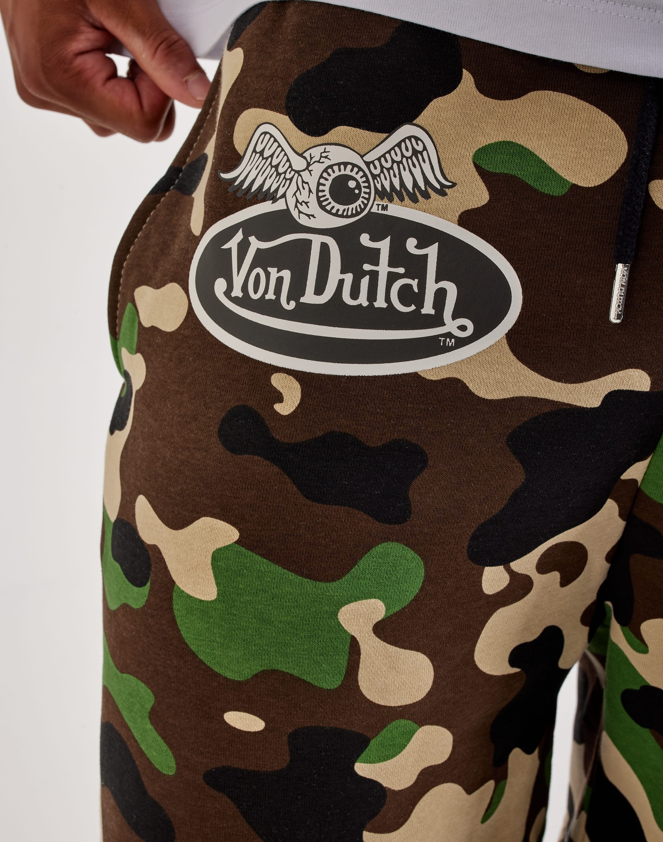 Photo of Von Dutch Camo Fleece Shorts