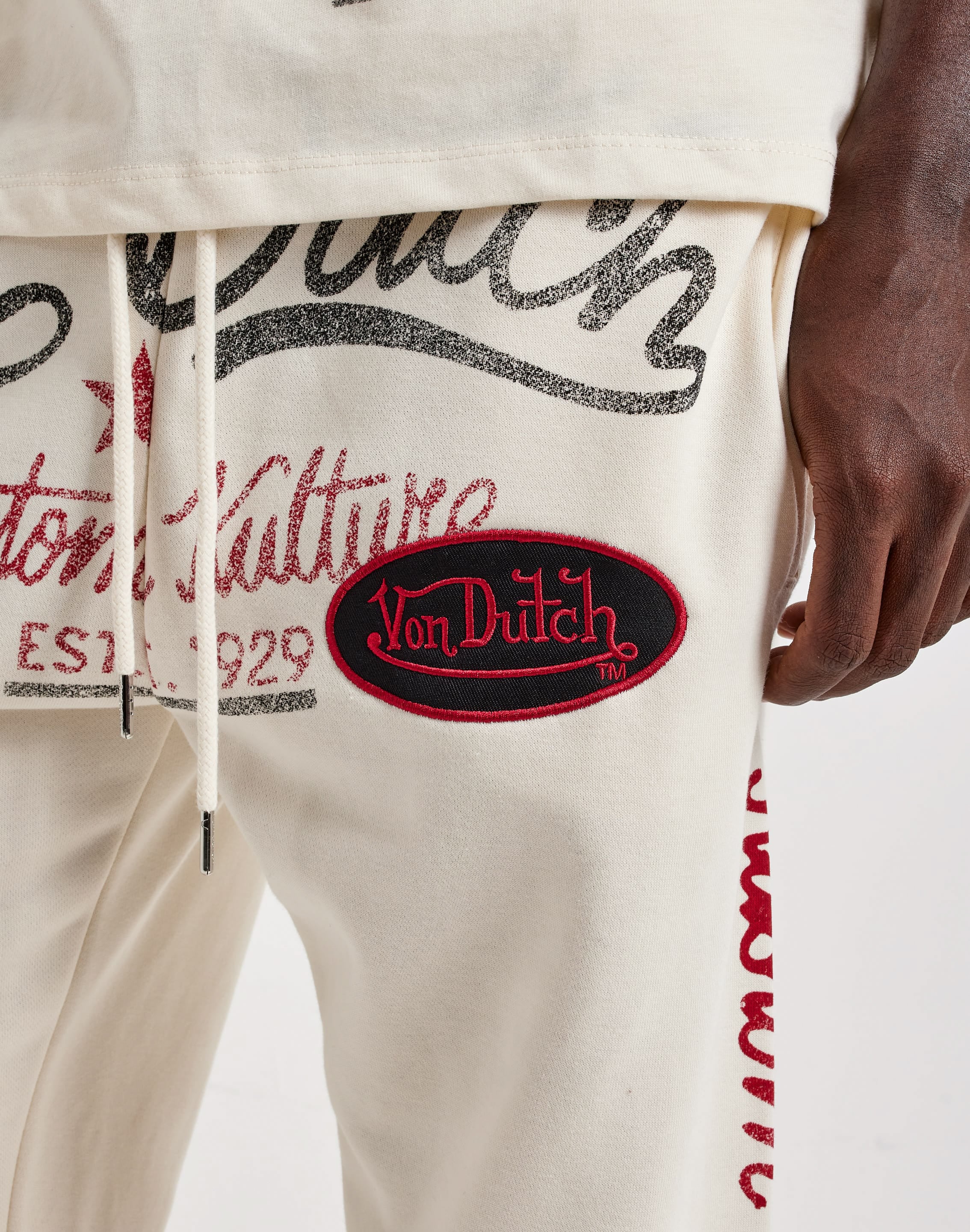 Photo of Von Dutch Flame Collage Fleece Pants