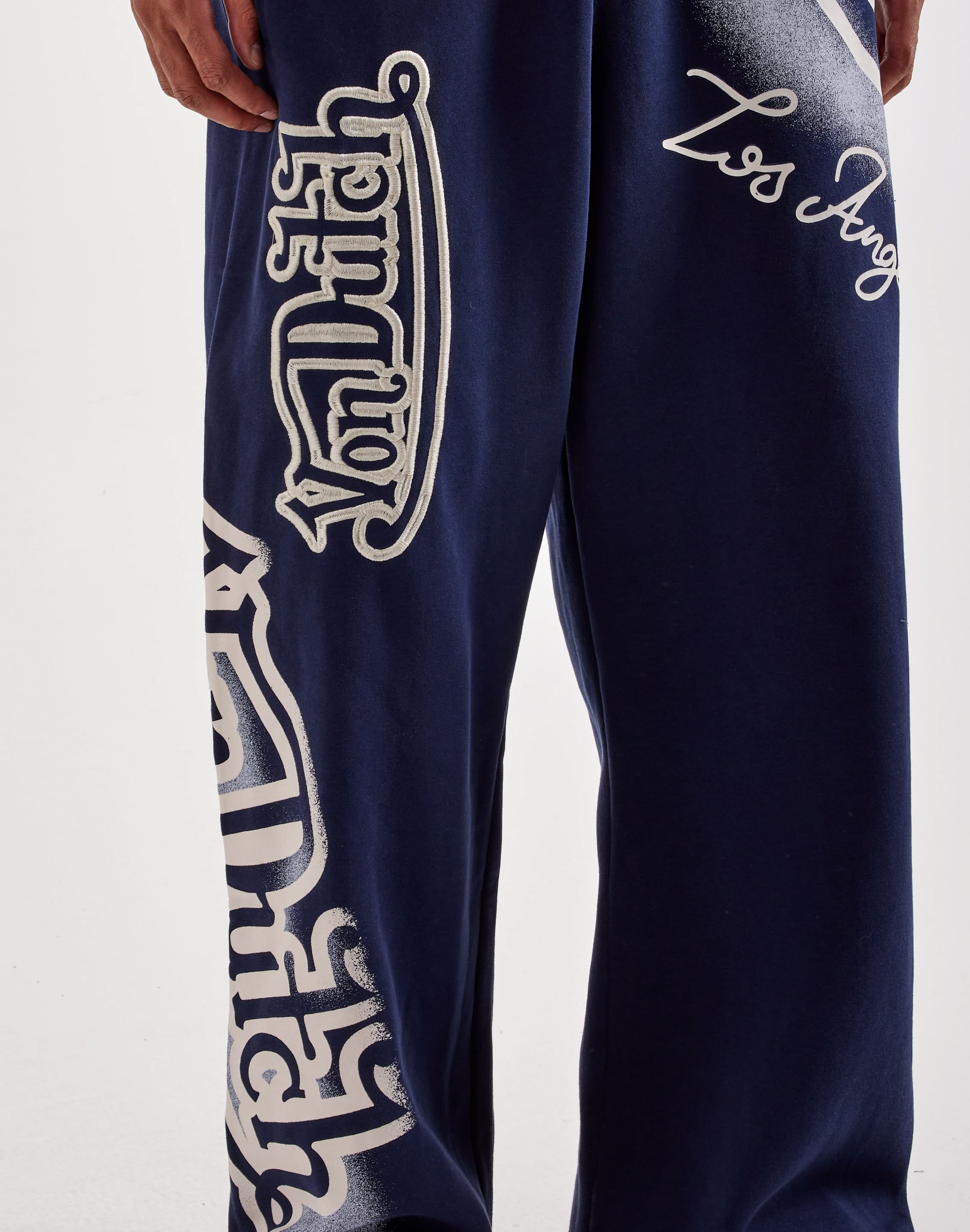 Photo of Von Dutch Holographic Logo Fleece Sweatpants