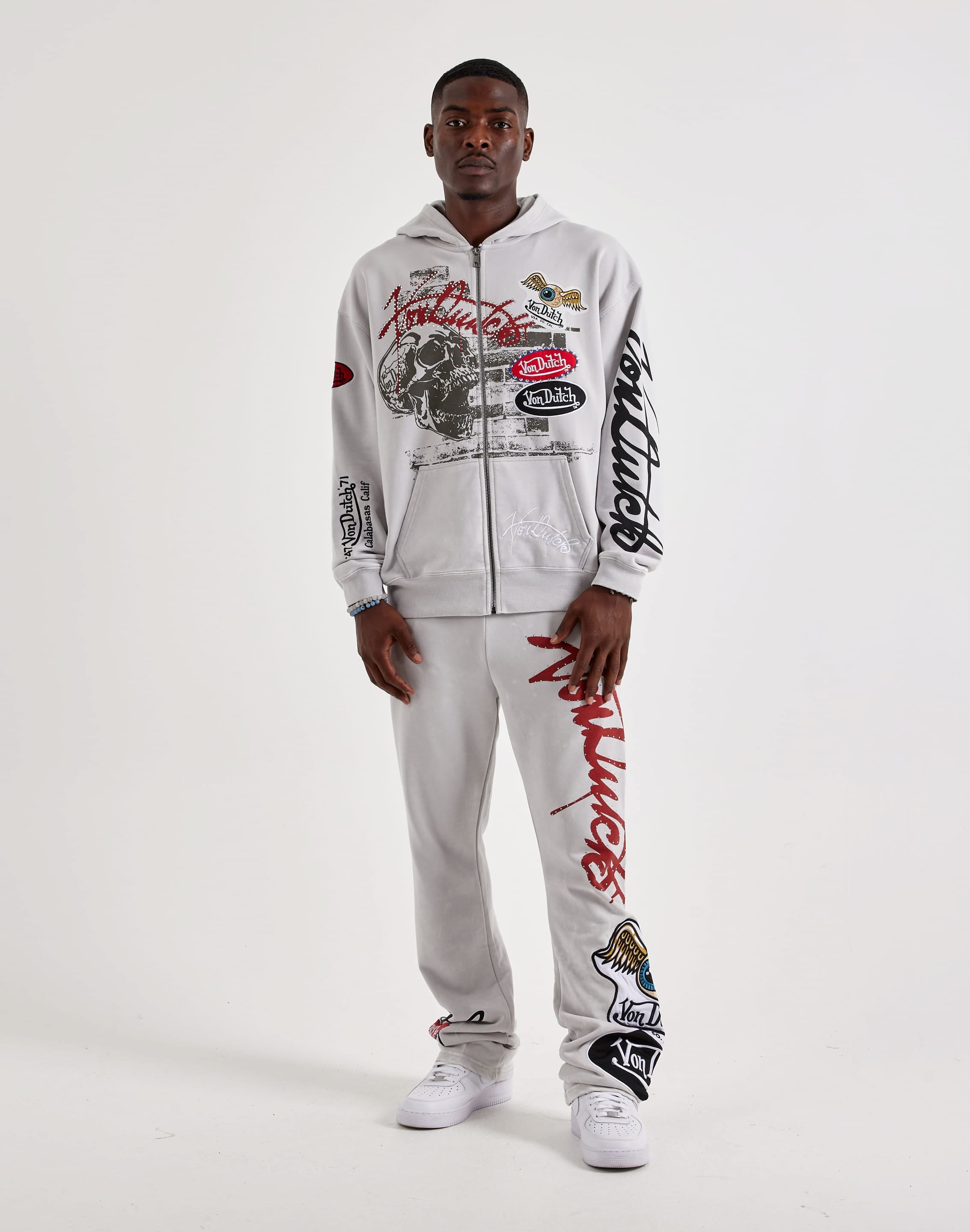 Photo of Von Dutch Skeleton Rider Fleece Pants