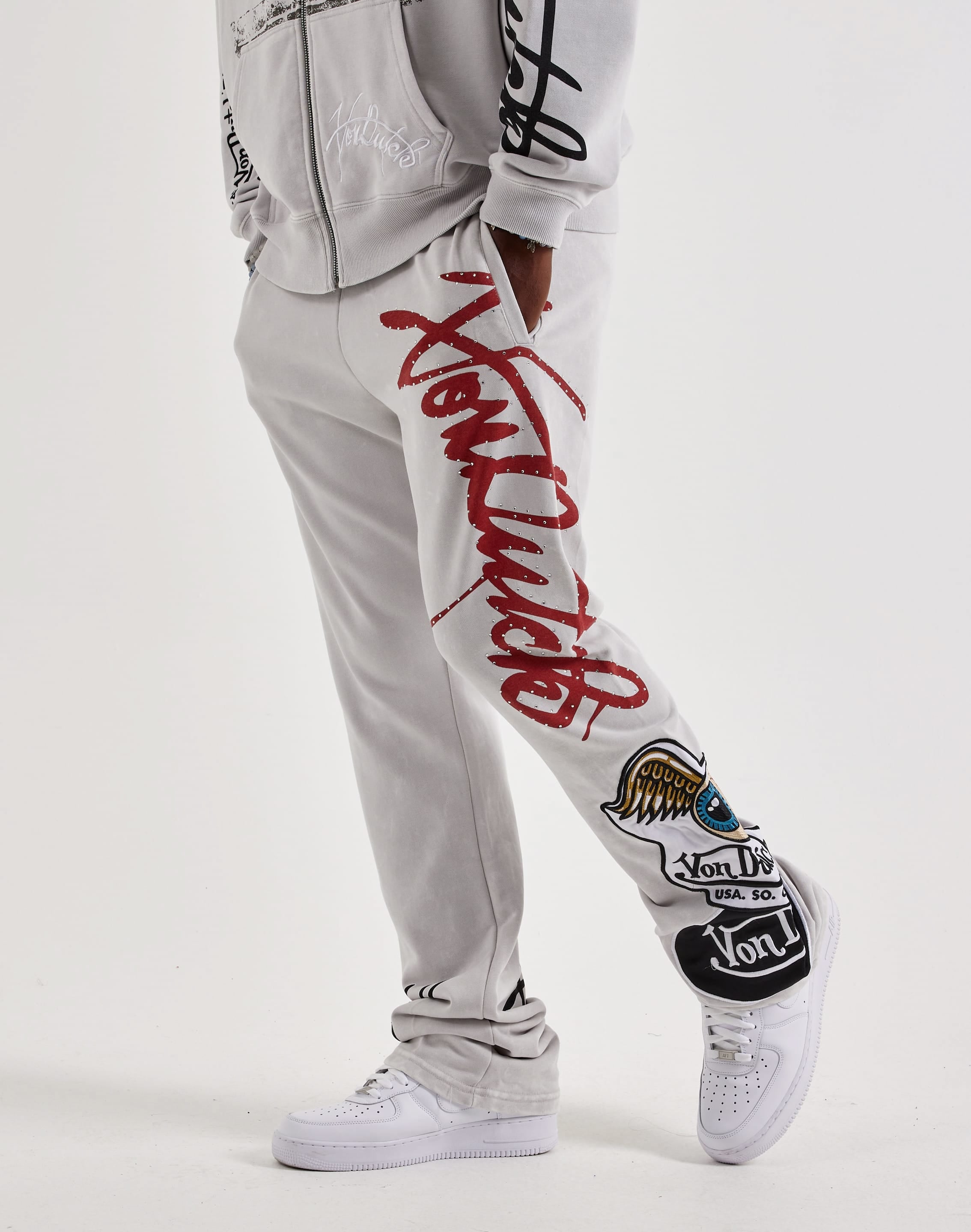 Photo of Von Dutch Skeleton Rider Fleece Pants