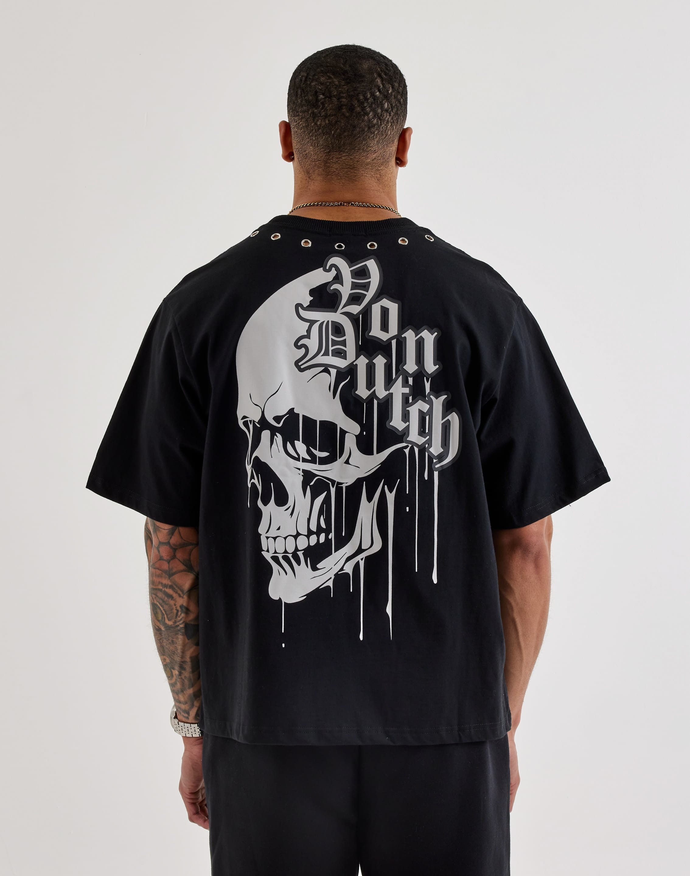 Photo of Von Dutch Drip Logo Grommet Tee