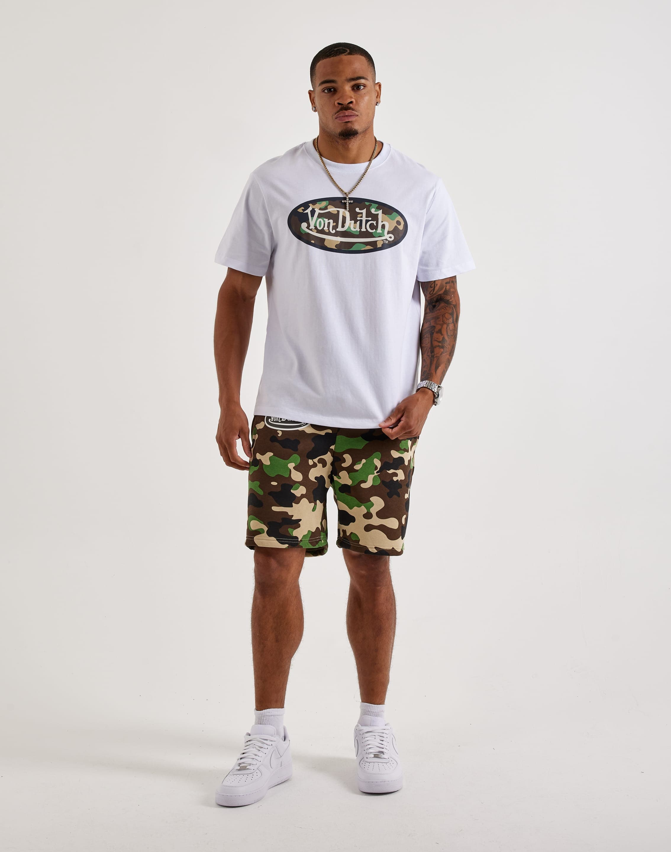 Photo of Von Dutch Camo Classic Logo Tee