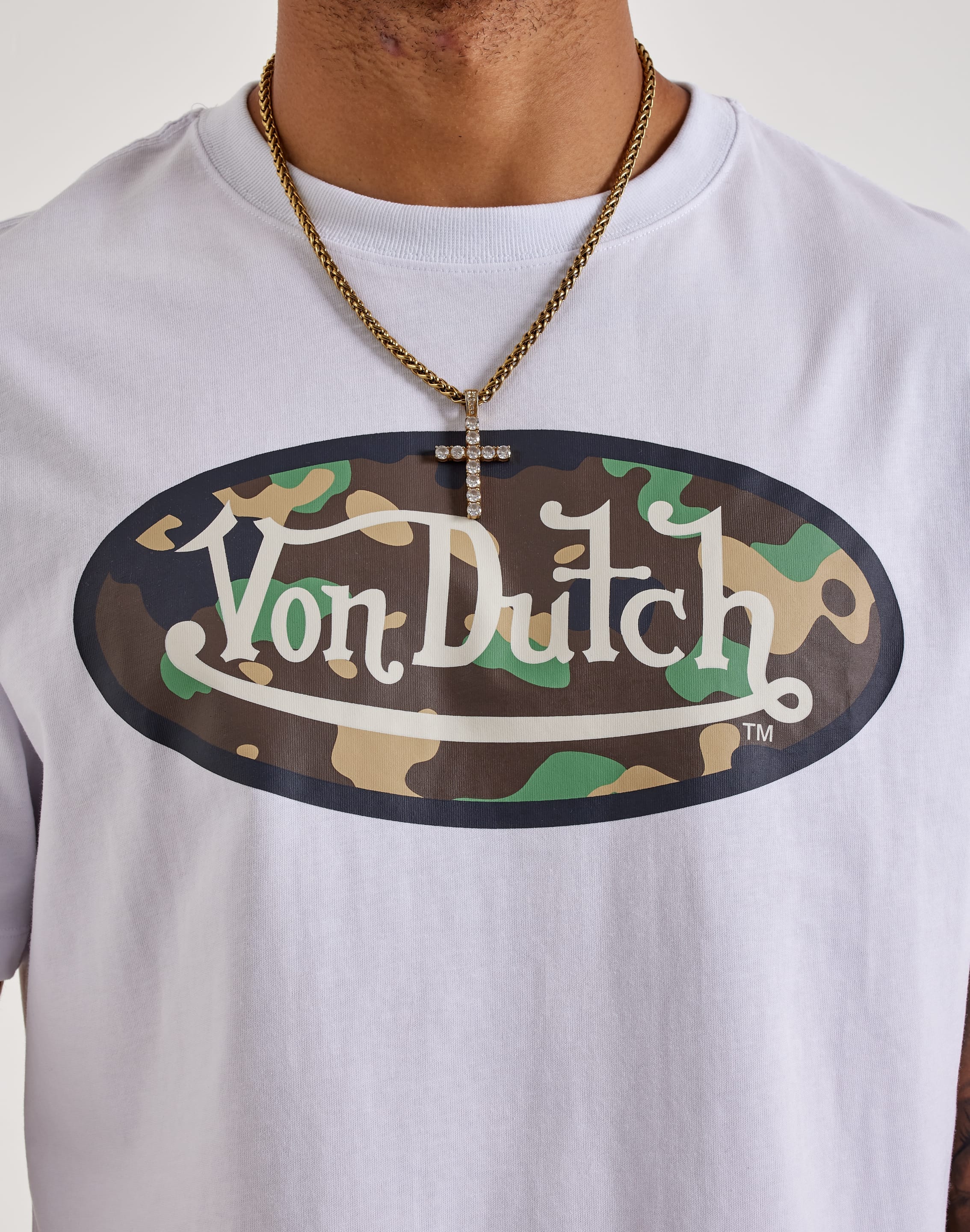 Photo of Von Dutch Camo Classic Logo Tee