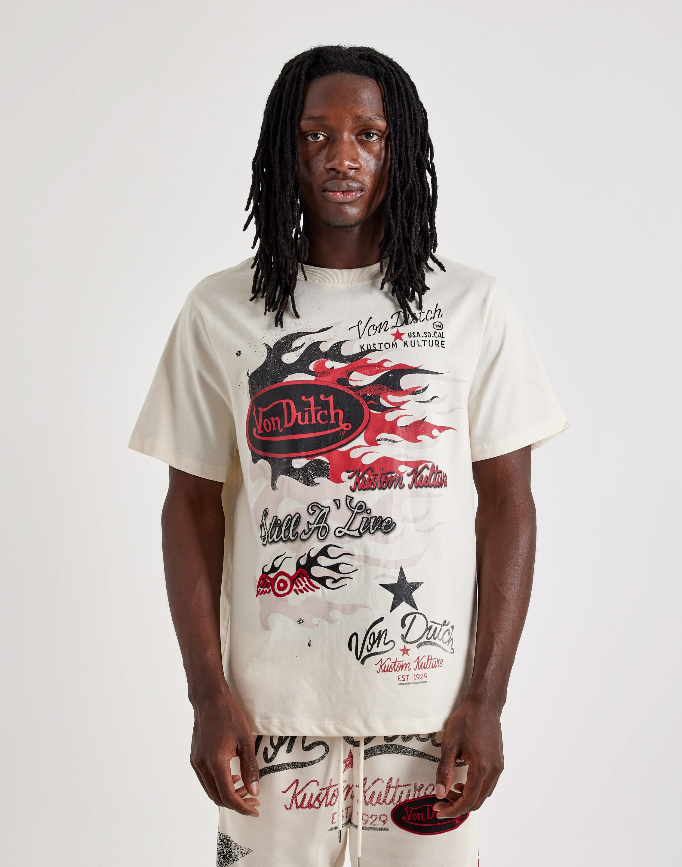 Photo of Von Dutch Flame Collage Tee