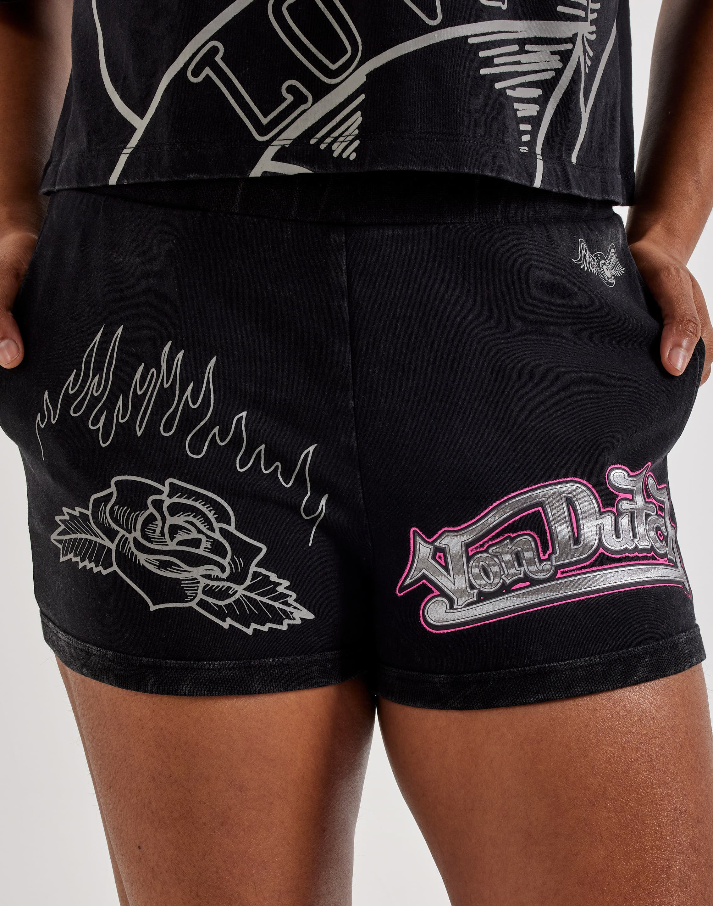 Photo of Von Dutch Love Fleece Shorts