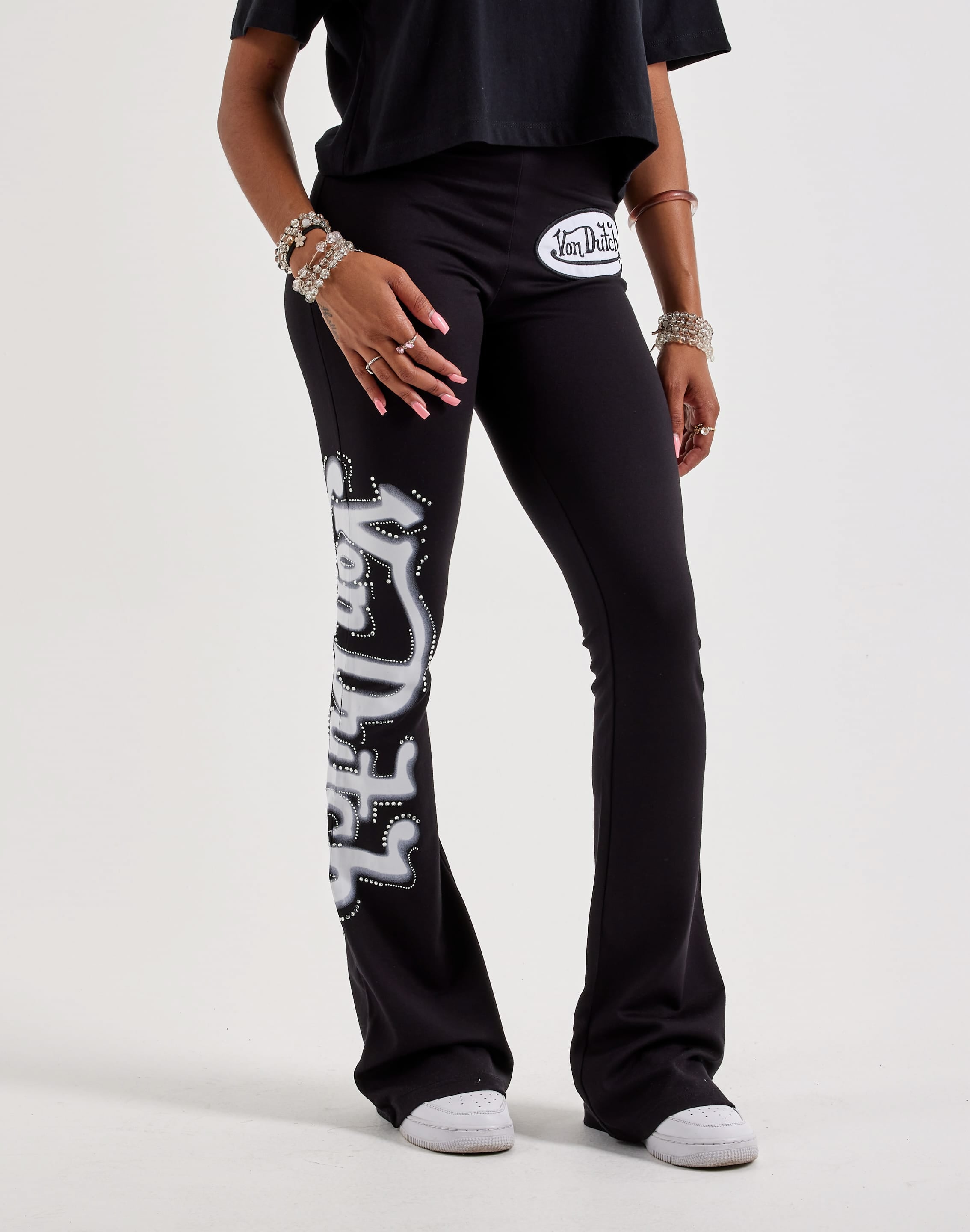Von Dutch Logo Leggings, image 1 of 4