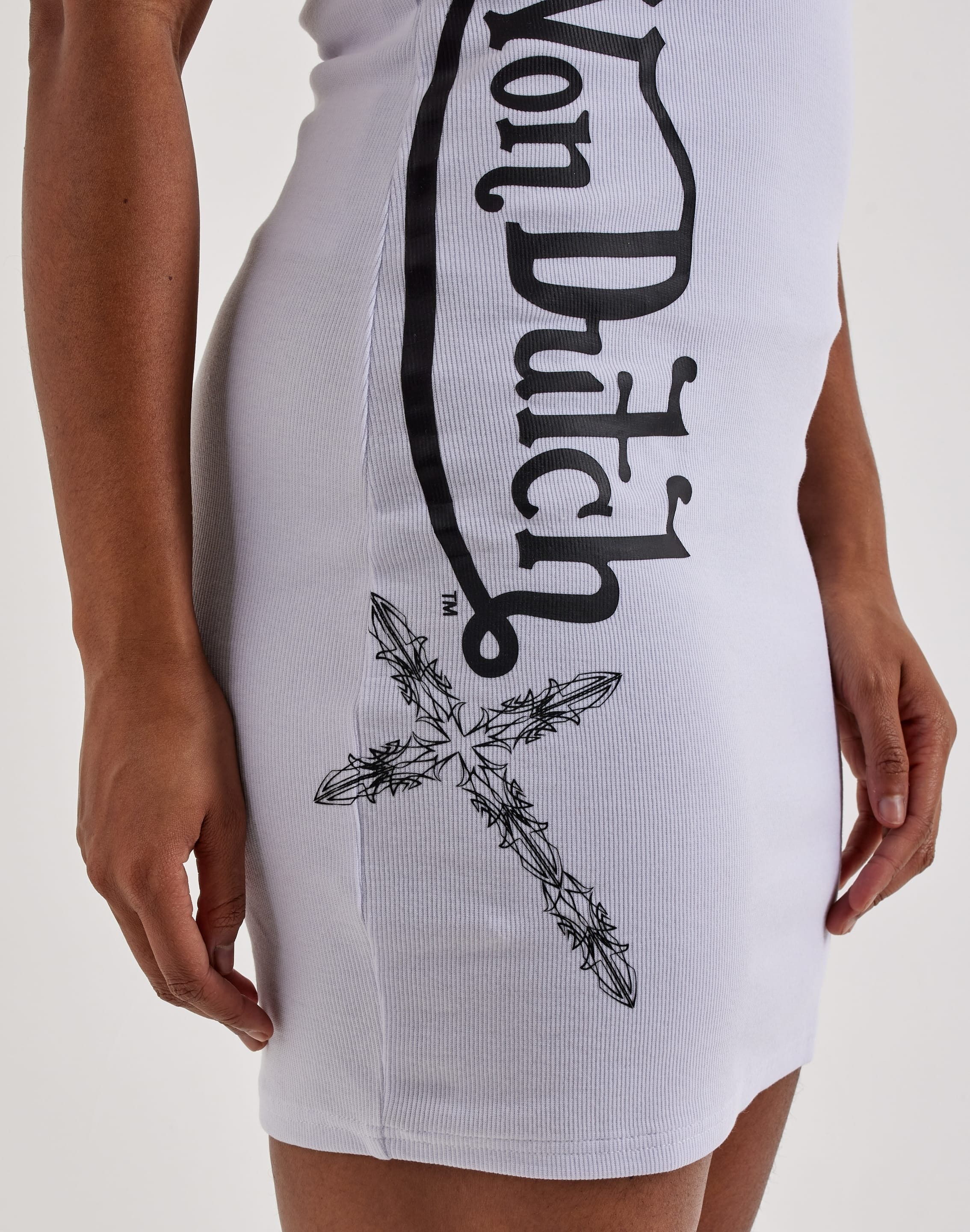 Von Dutch Ribbed Tank Dress - Women's Mini Dress