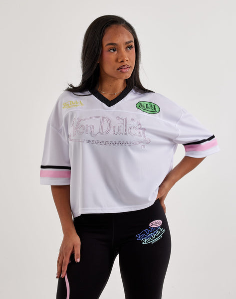 Von Dutch Cropped Logo Jersey  DTLR
