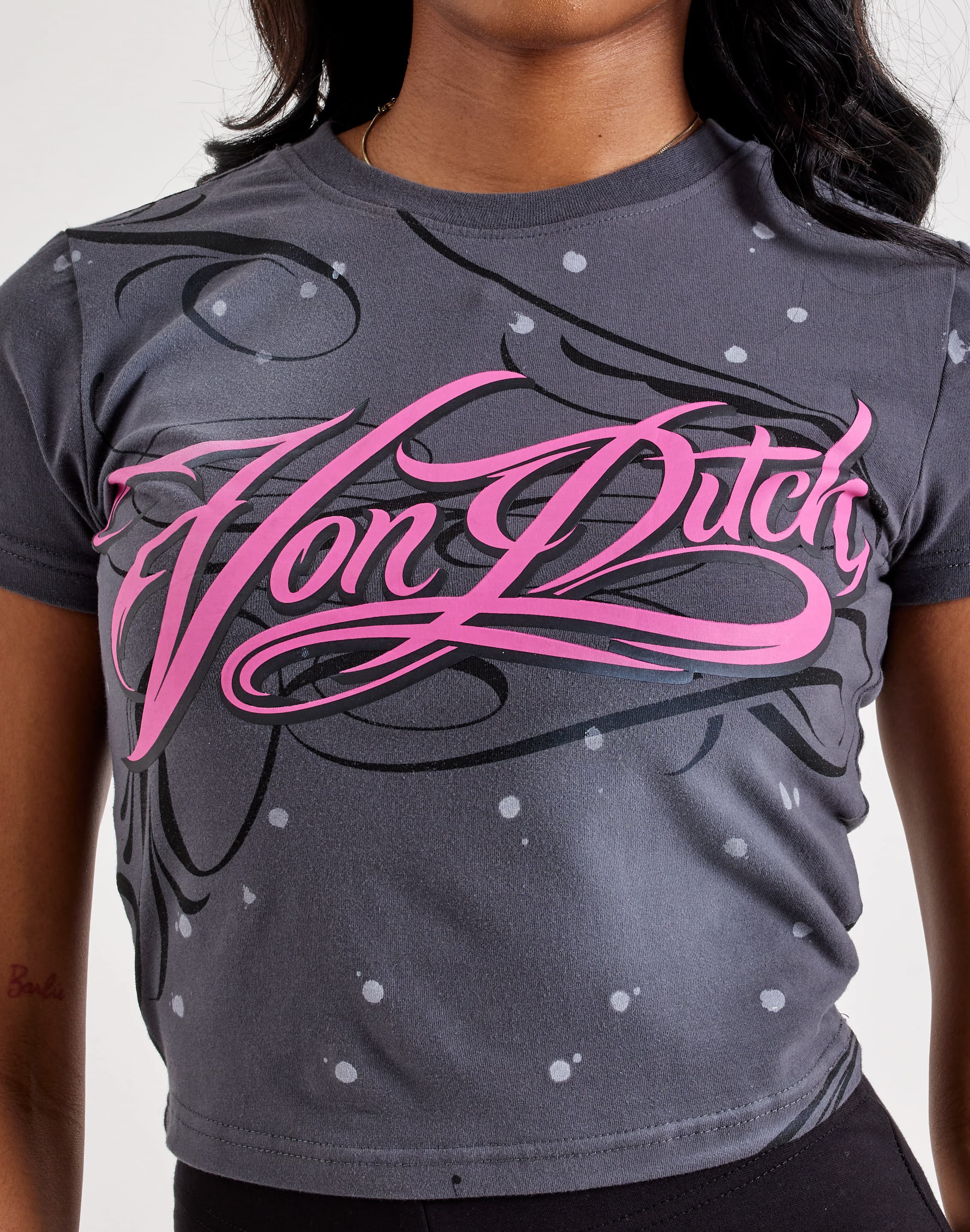 Von Dutch Graphic Baby Tee, image 2 of 4