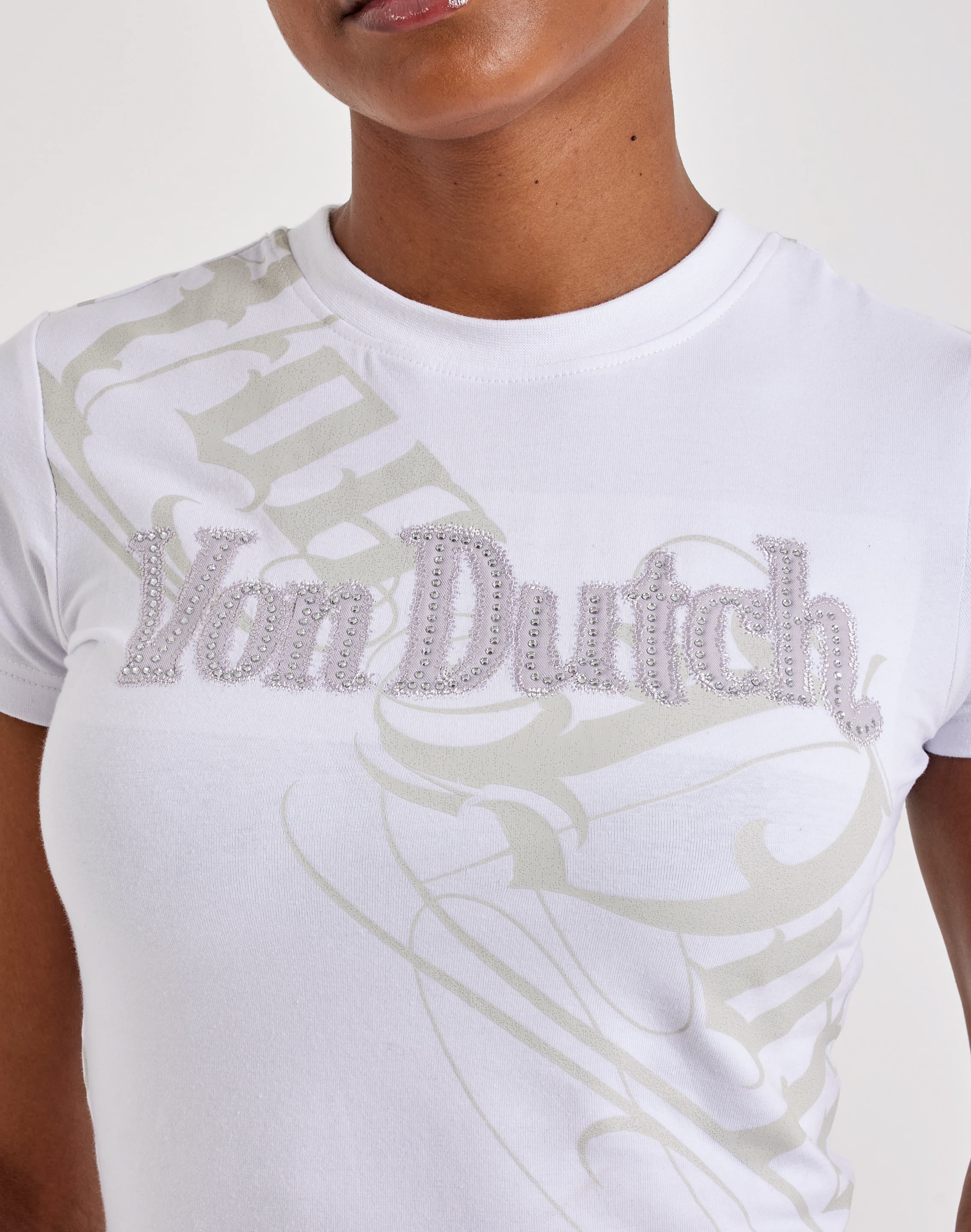 Photo of Von Dutch Rhinestone Baby Tee