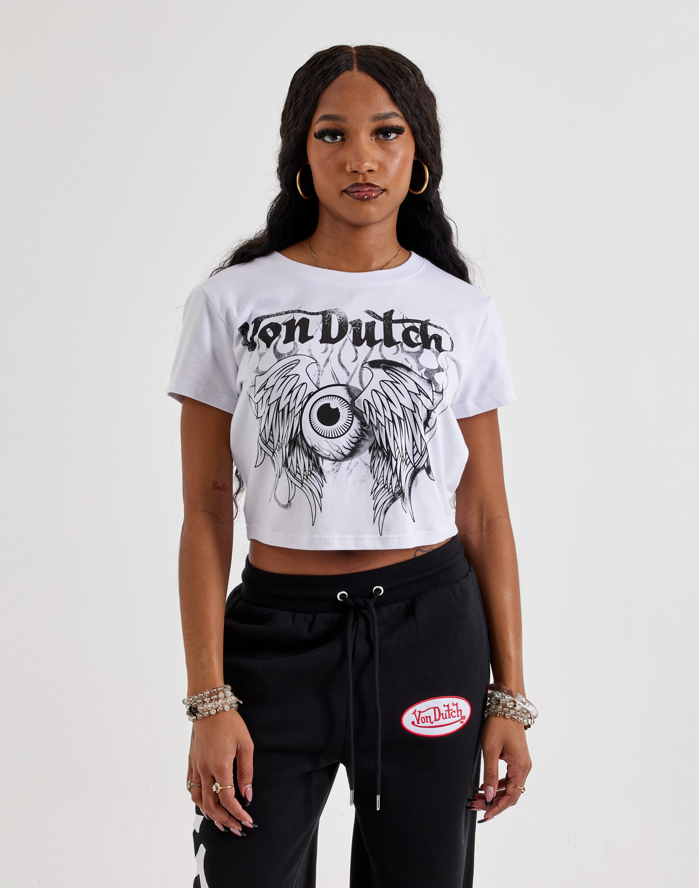 Von Dutch Logo Baby Tee, image 1 of 4