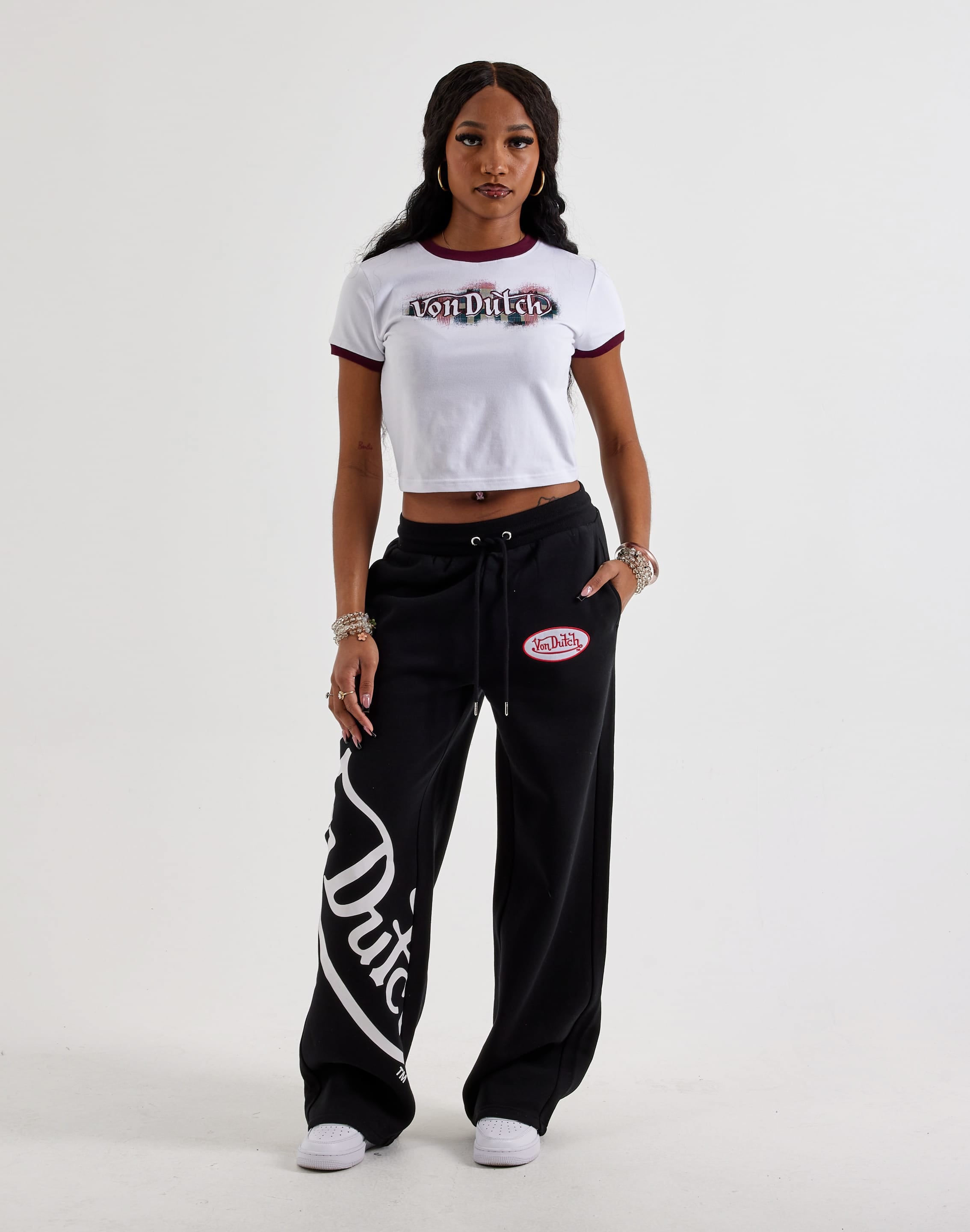 Von Dutch Ringer Baby Tee, image 4 of 4