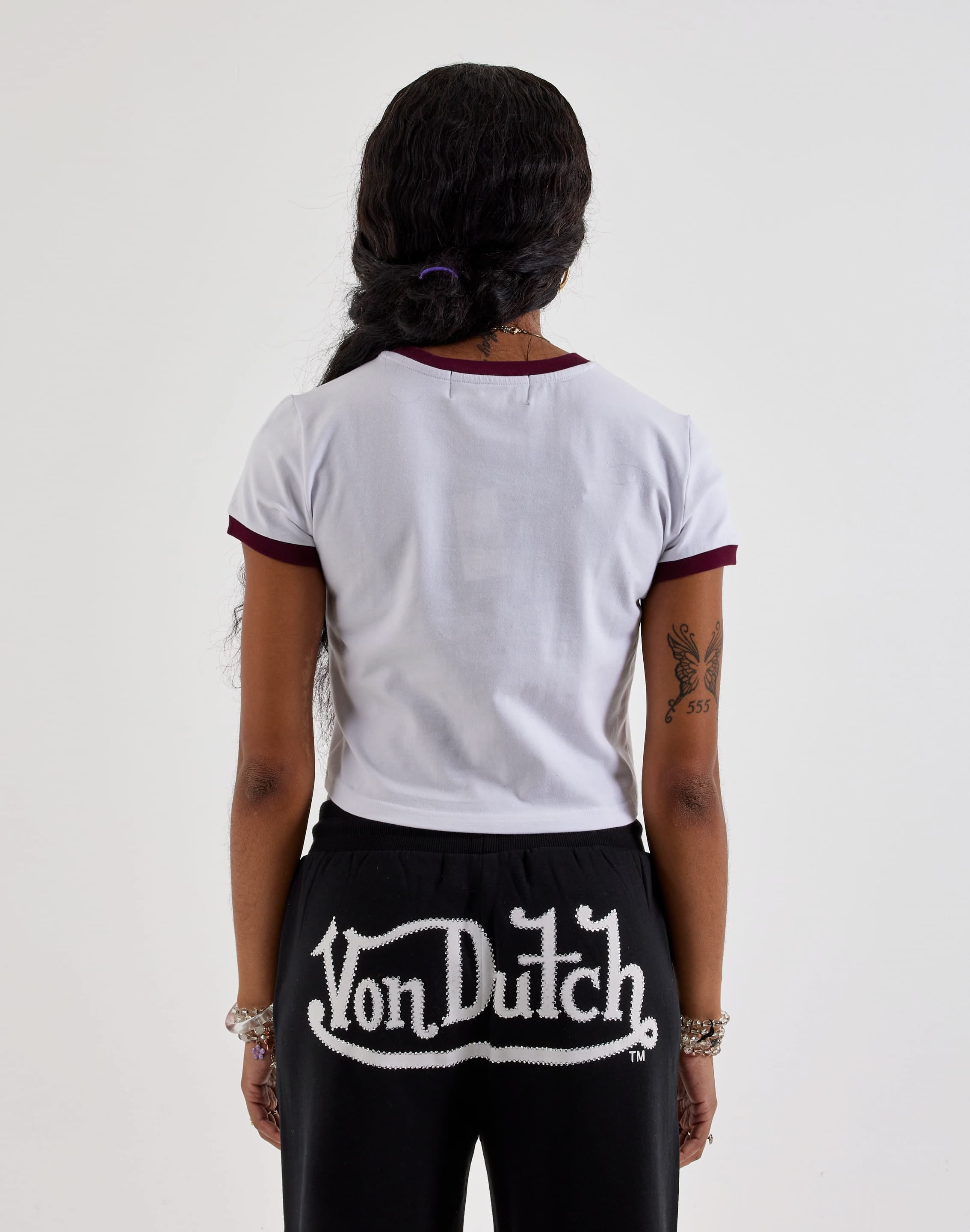 Von Dutch Ringer Baby Tee, image 3 of 4