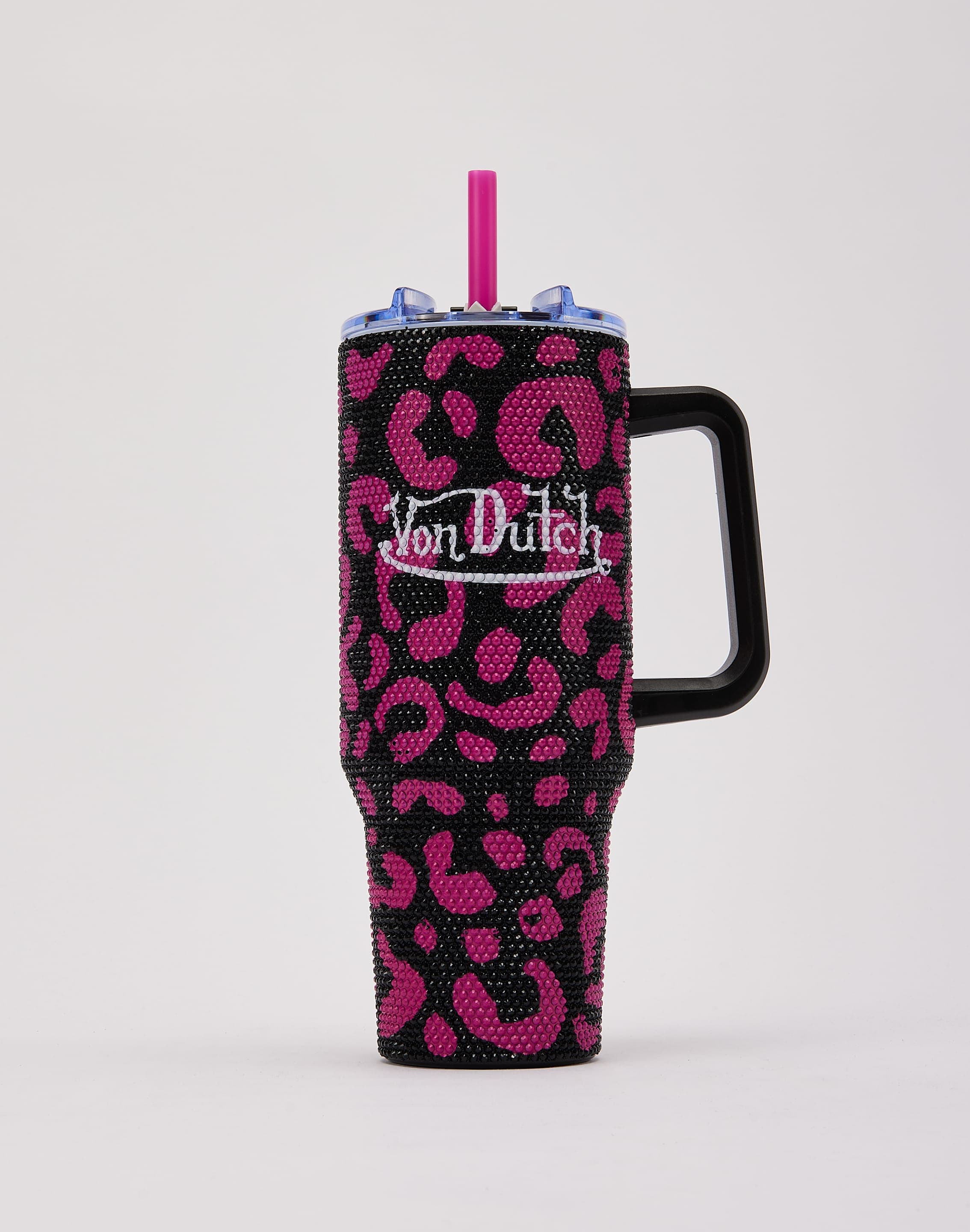Photo of Von Dutch Cheetah 40oz Rhinestone Tumbler