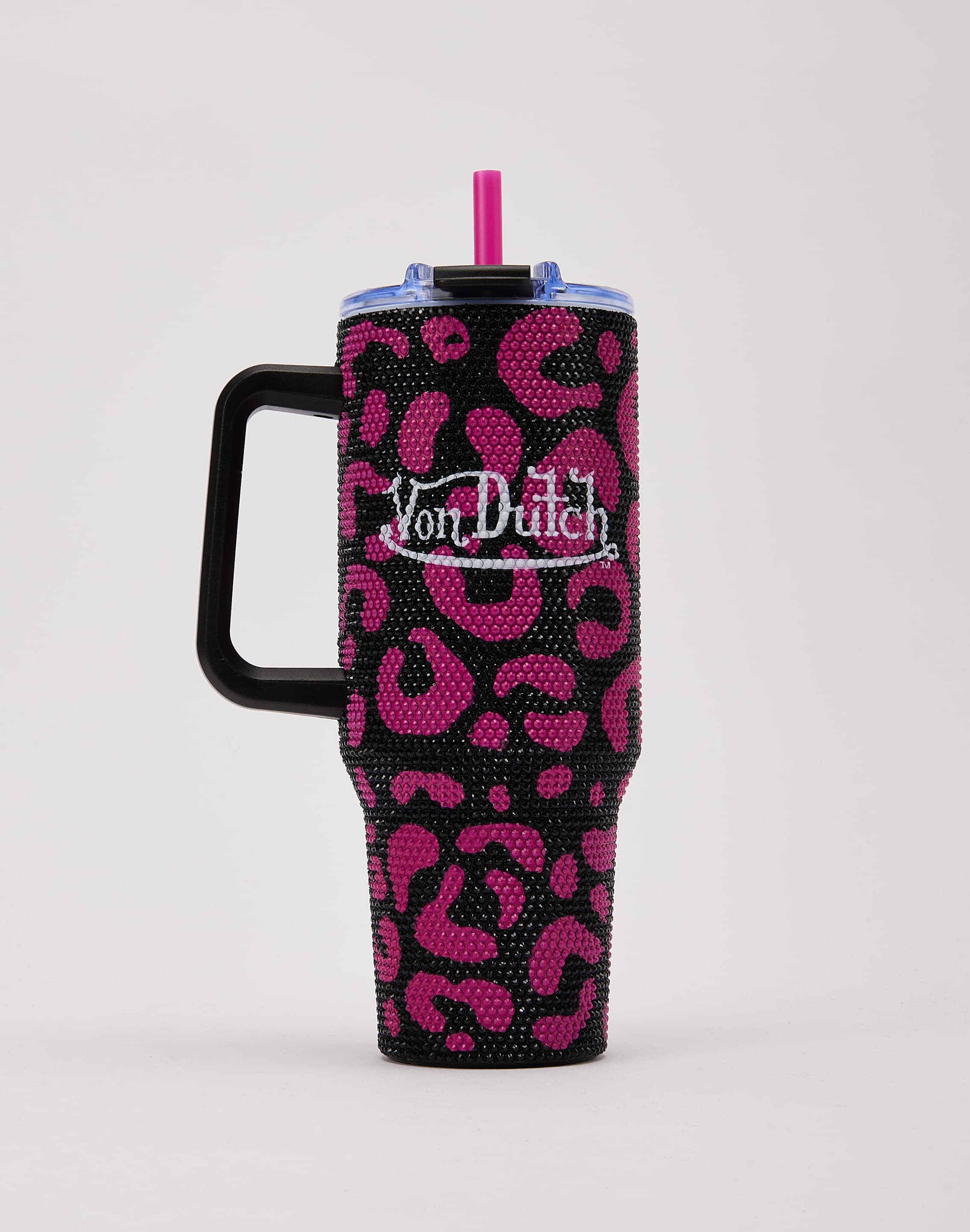 Photo of Von Dutch Cheetah 40oz Rhinestone Tumbler