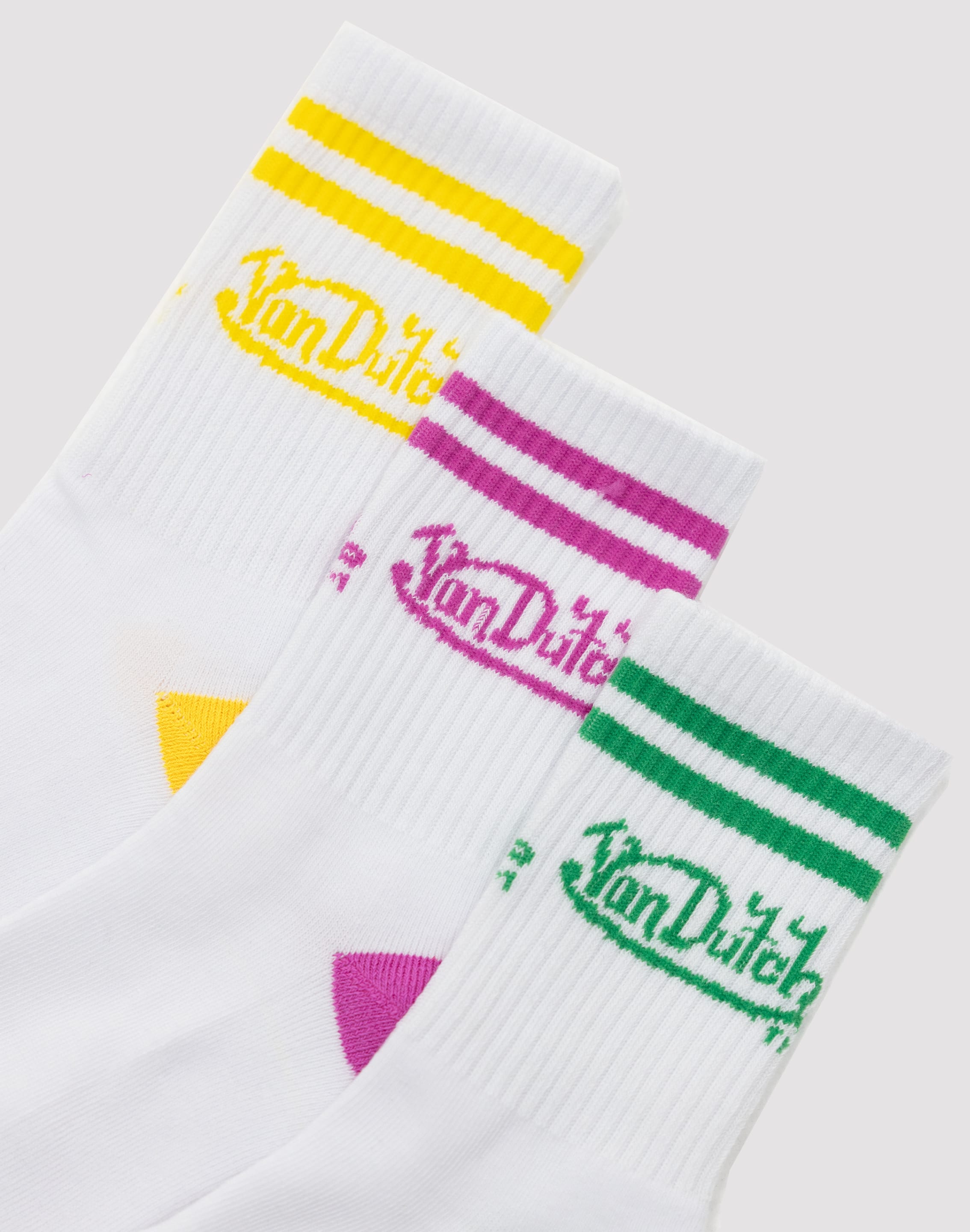 Photo of Von Dutch Quarter Crew Socks 3-Pack