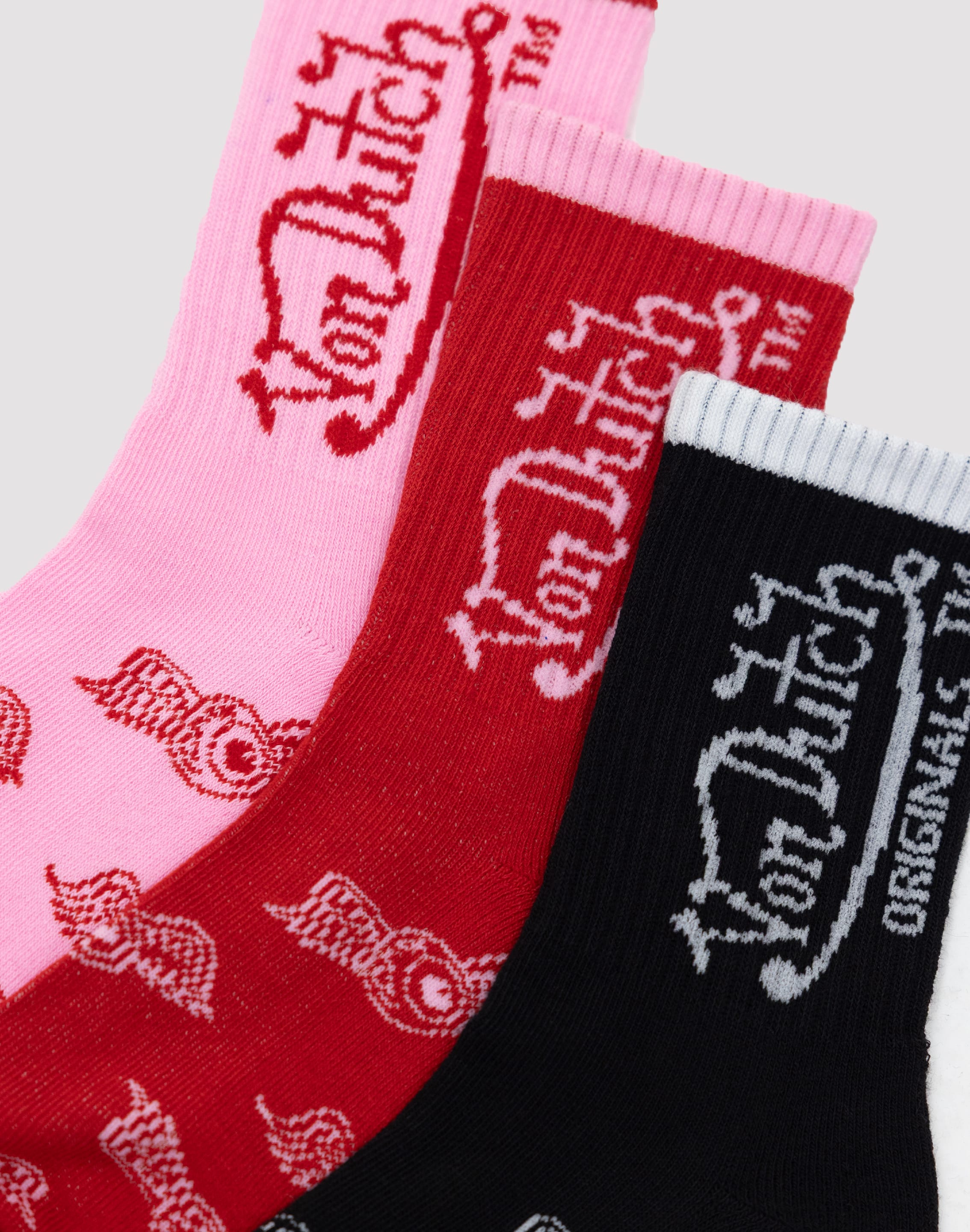 Photo of Von Dutch Quarter Crew Socks 3-Pack