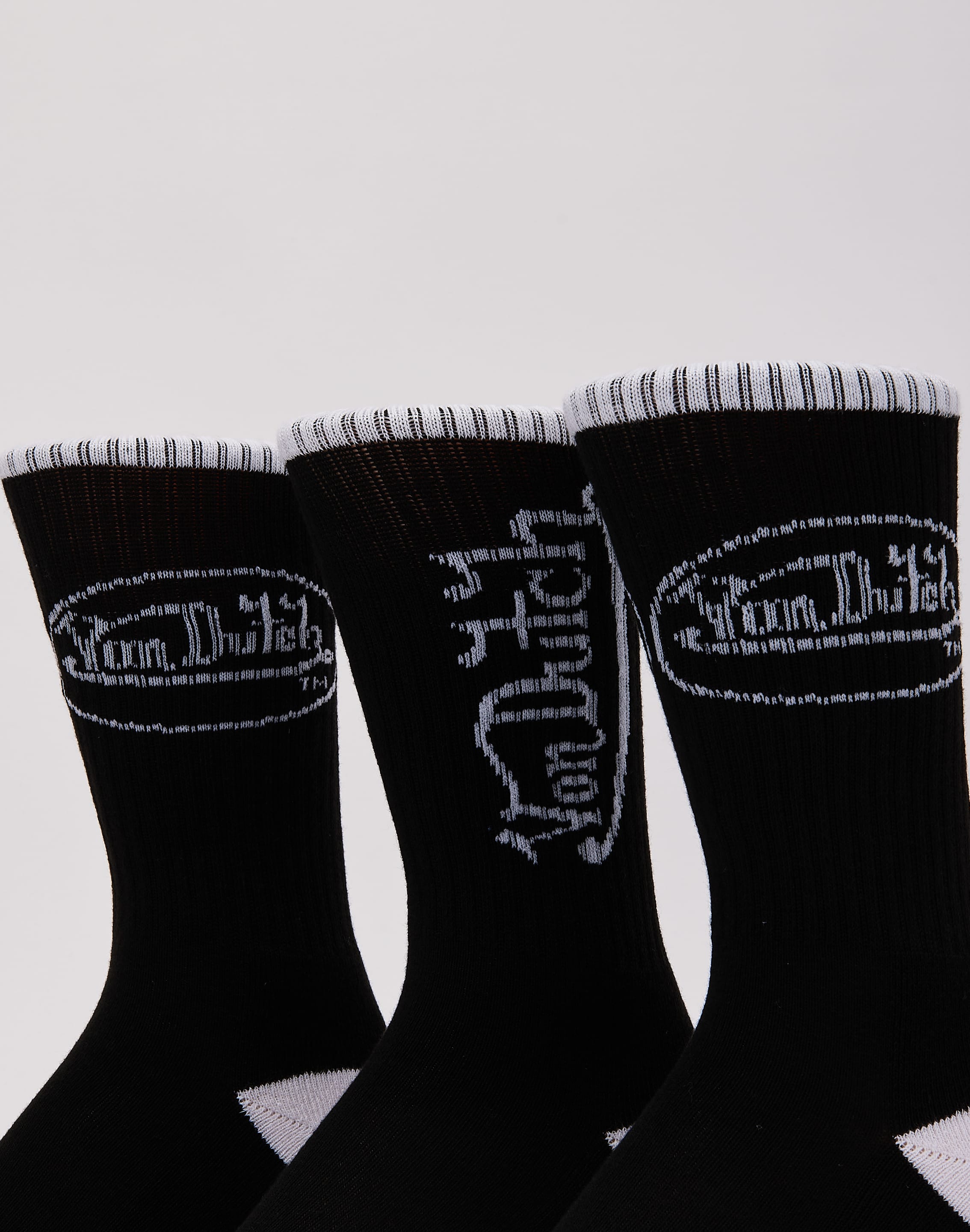 Photo of Von Dutch Logo Crew Socks 3-Pack